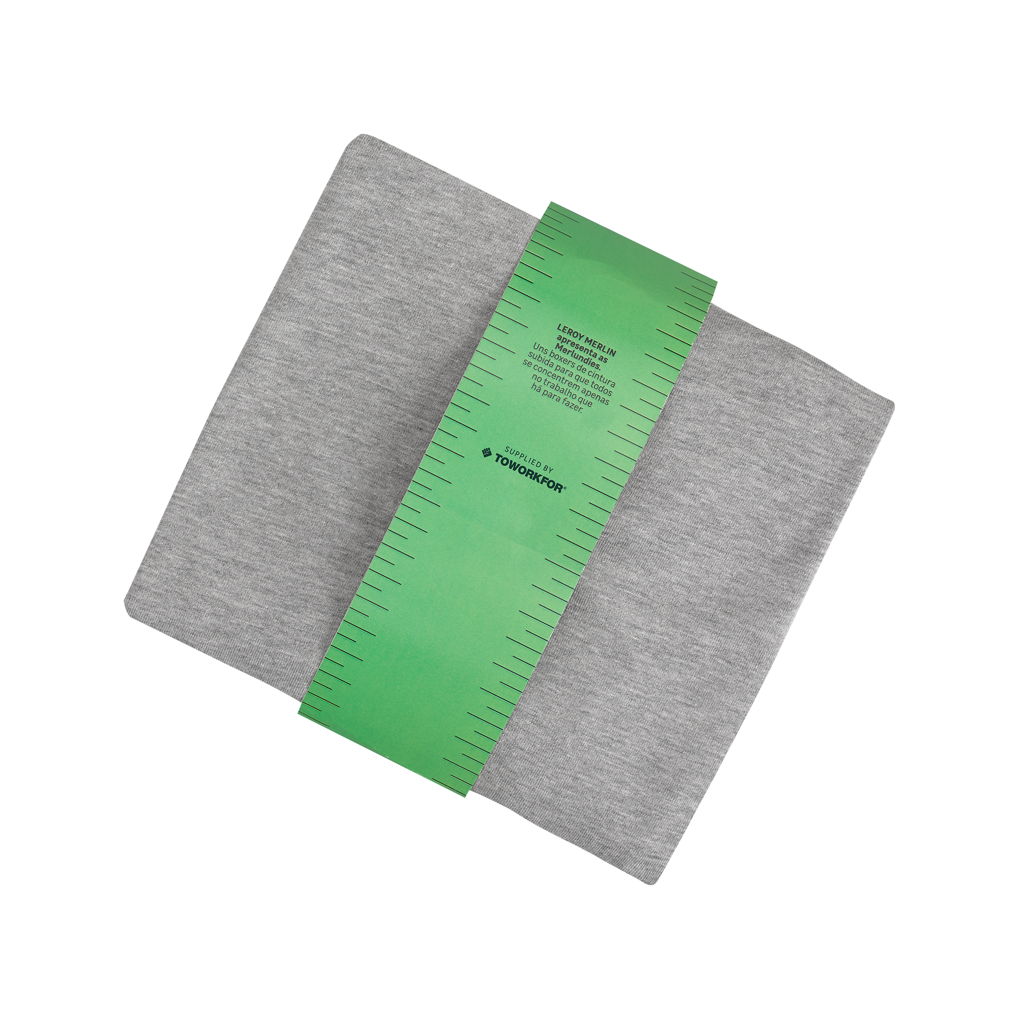 Boxer Merlundies cinza cintura subida tamanho M Toworkfor - 4