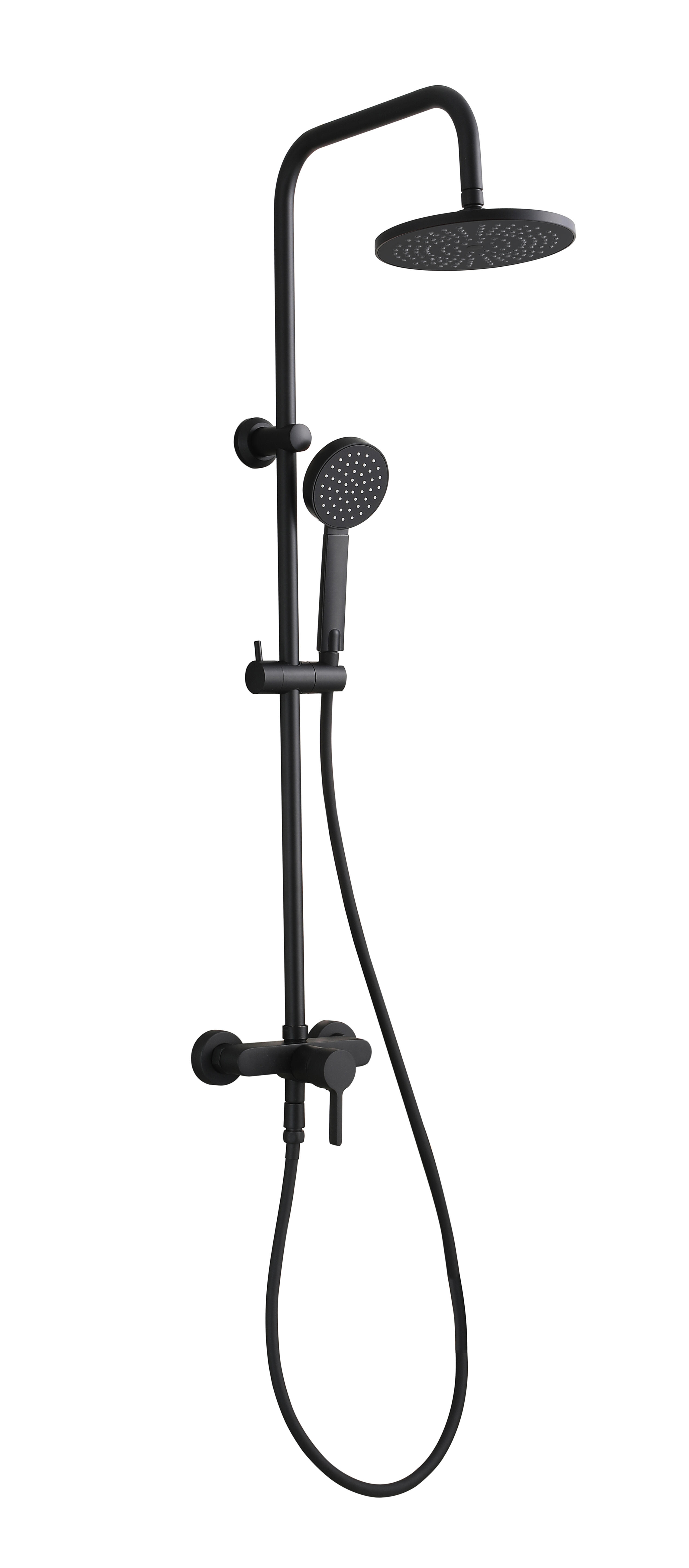 Columna de ducha monomando ESSEBAGNO Target negro - 2