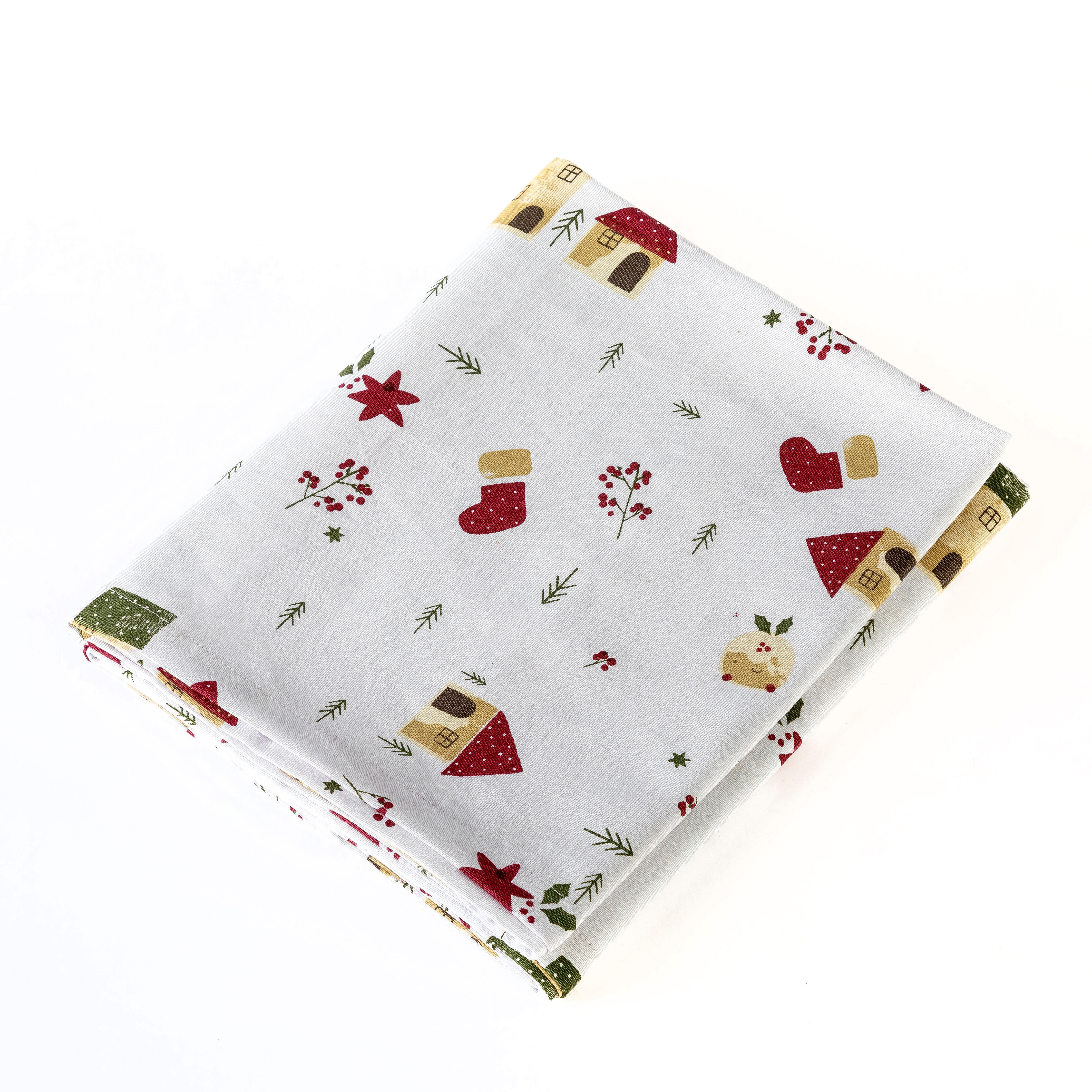 Tovaglia rettangolare House antimacchia in cotone 140 x 230 cm  bianca - 2