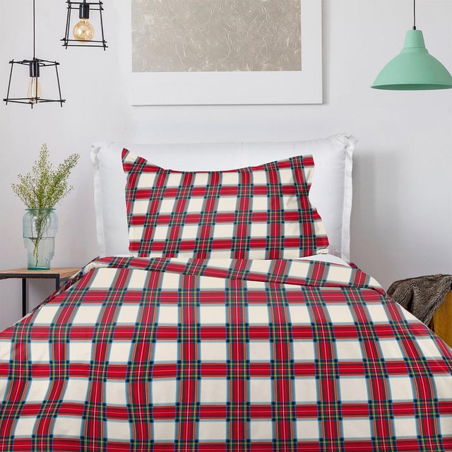 Copripiumone singolo Clan beige in cotone 200 cm