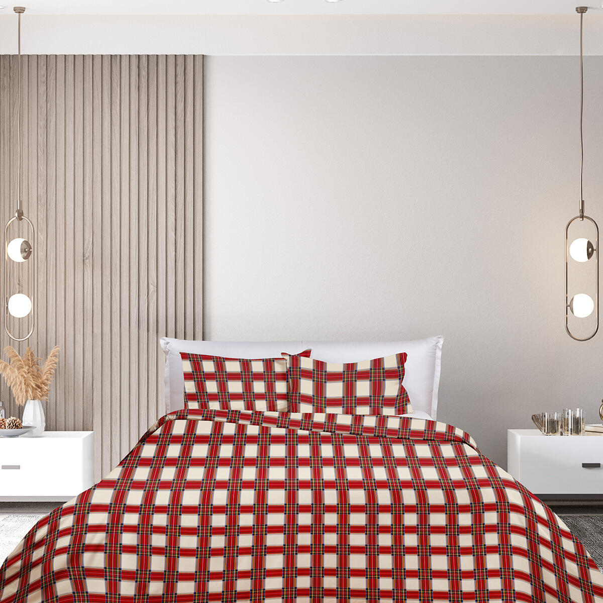 Copripiumino doppio CLAN COPRIPIUMINO beige in cotone - 2