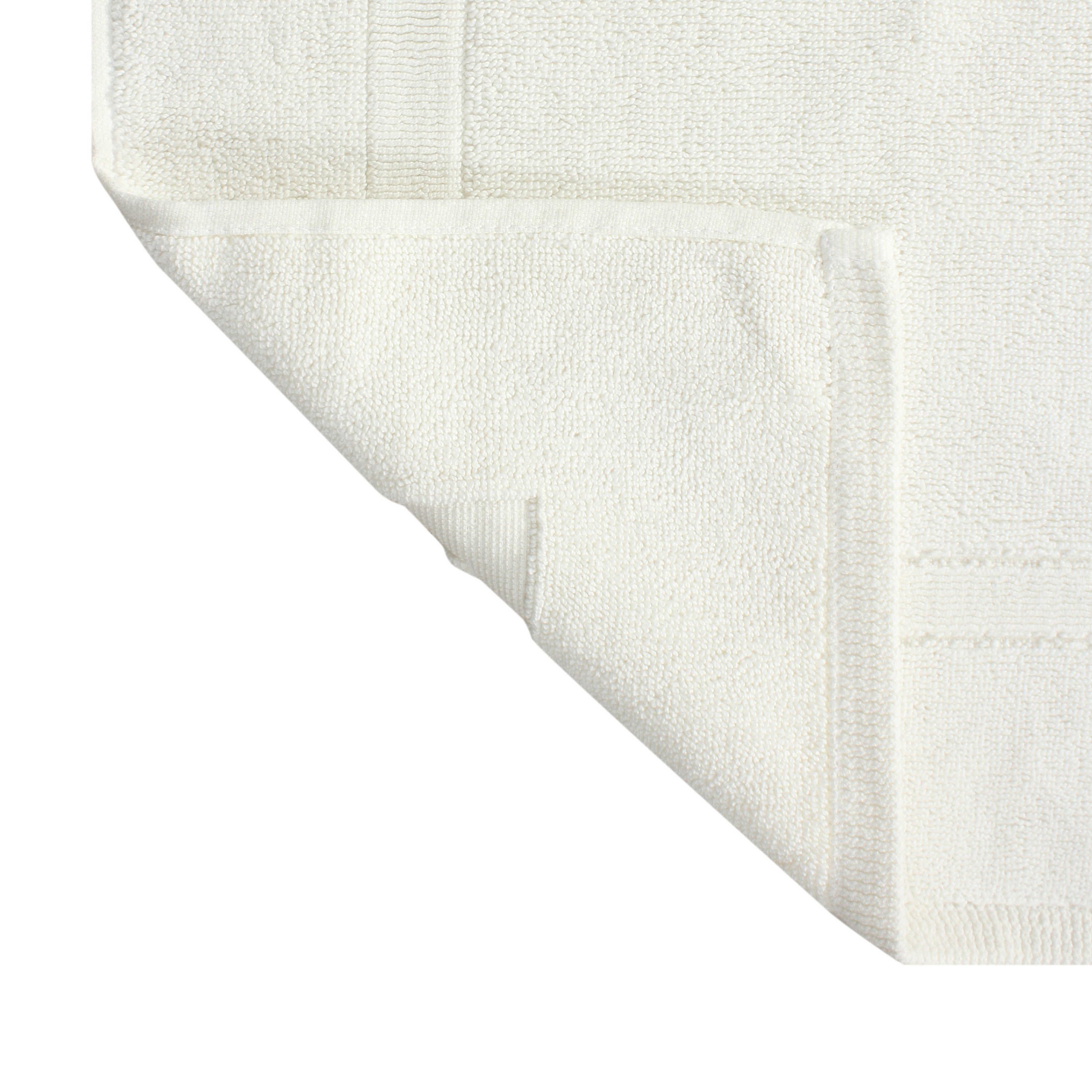 Tapis de bain l.50 x L.80 cm blanc Terry SENSEA - 2