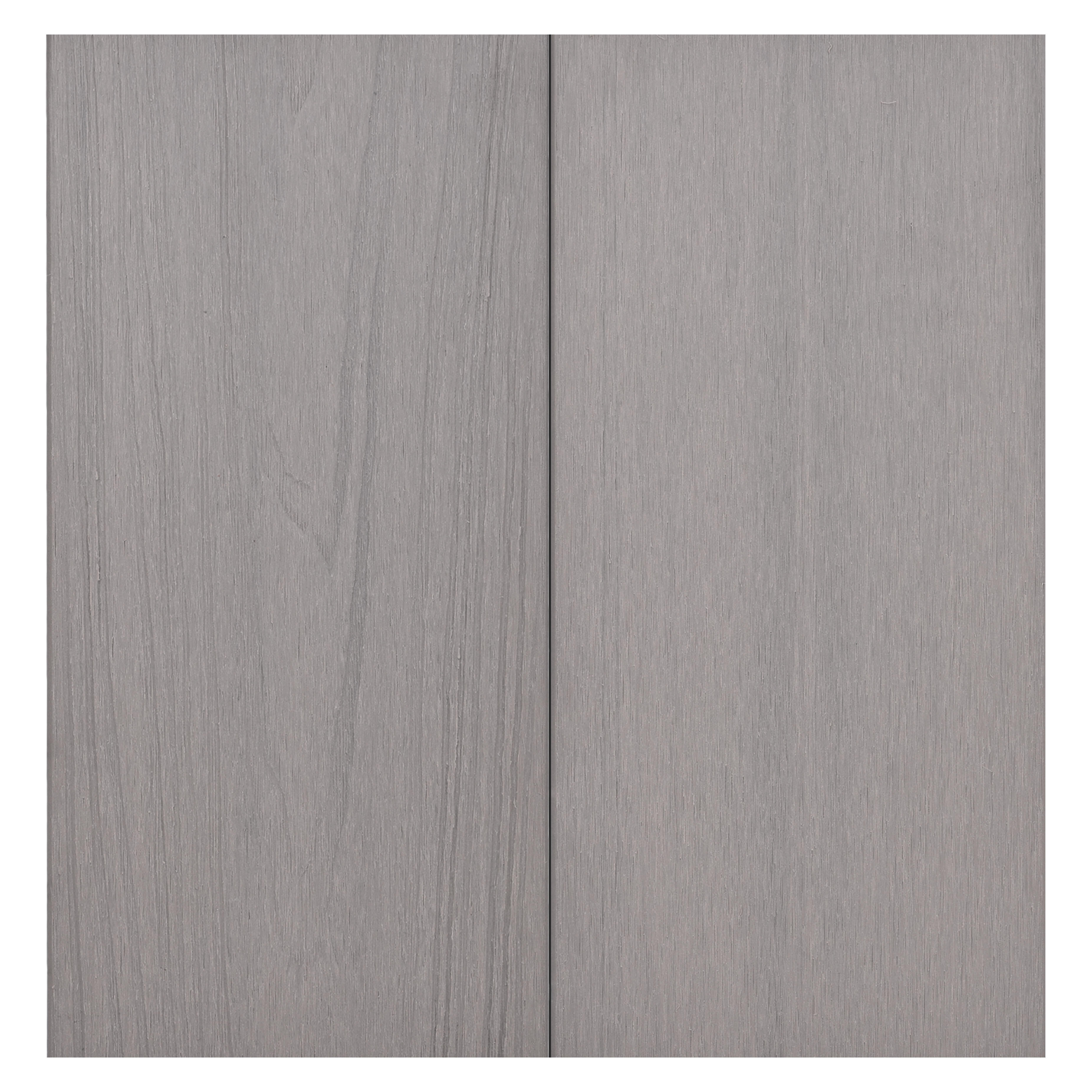 Listone con fissaggio a clip da esterno in composito di legno e plastica (wpc) effetto legno grigio L 240 x L 14.2 cm x Sp. 22 mm Himya - 11