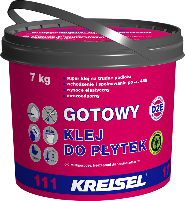 Gotowy klej do płytek 111 7 kg Kreisel