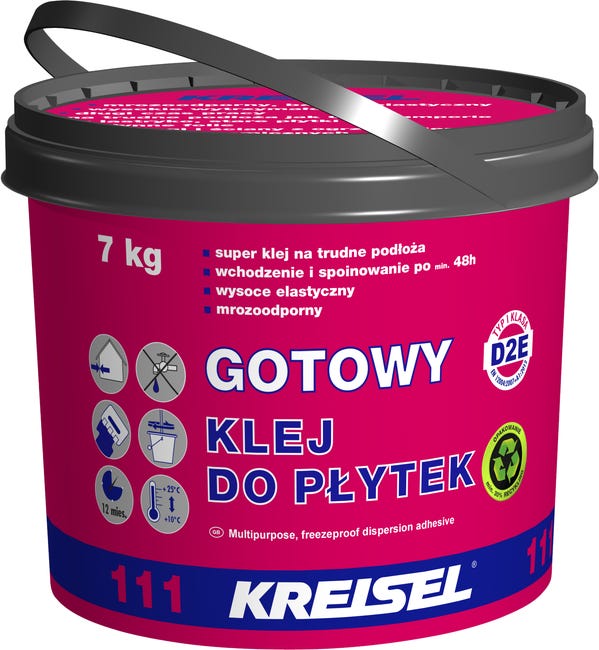 Gotowy klej do plytek 111 7 kg kreisel 43930075