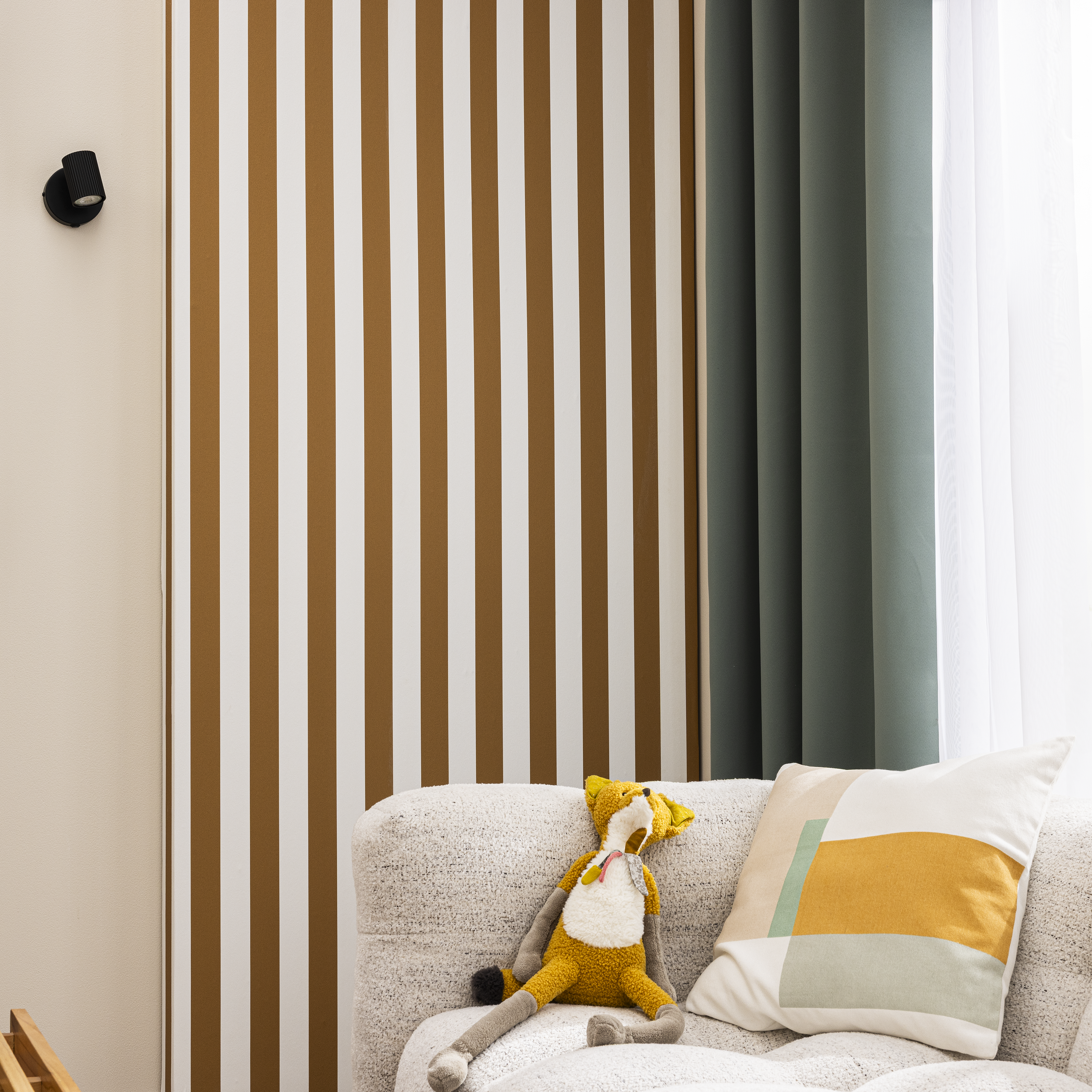 Papel de parede pintado Jovan 0,53 x 10,05 m amarelo Inspire - 22