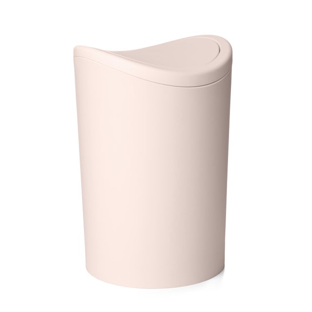 Poubelle de salle de bains 6L rose SWING TATAY