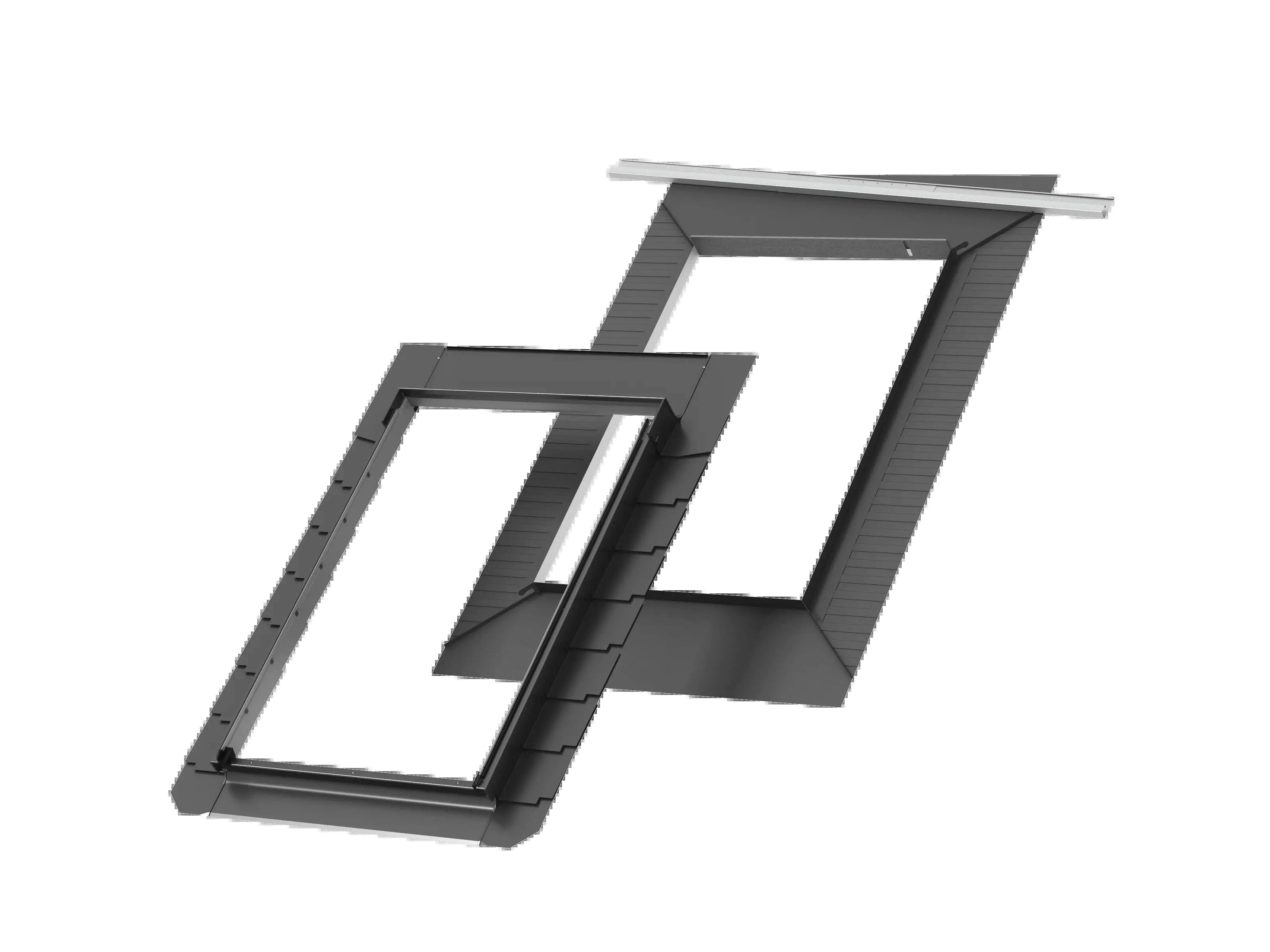 Tapajuntas para ventana de tejado plano de aluminio velux edl fk08 1000 de 66 x 140 cm