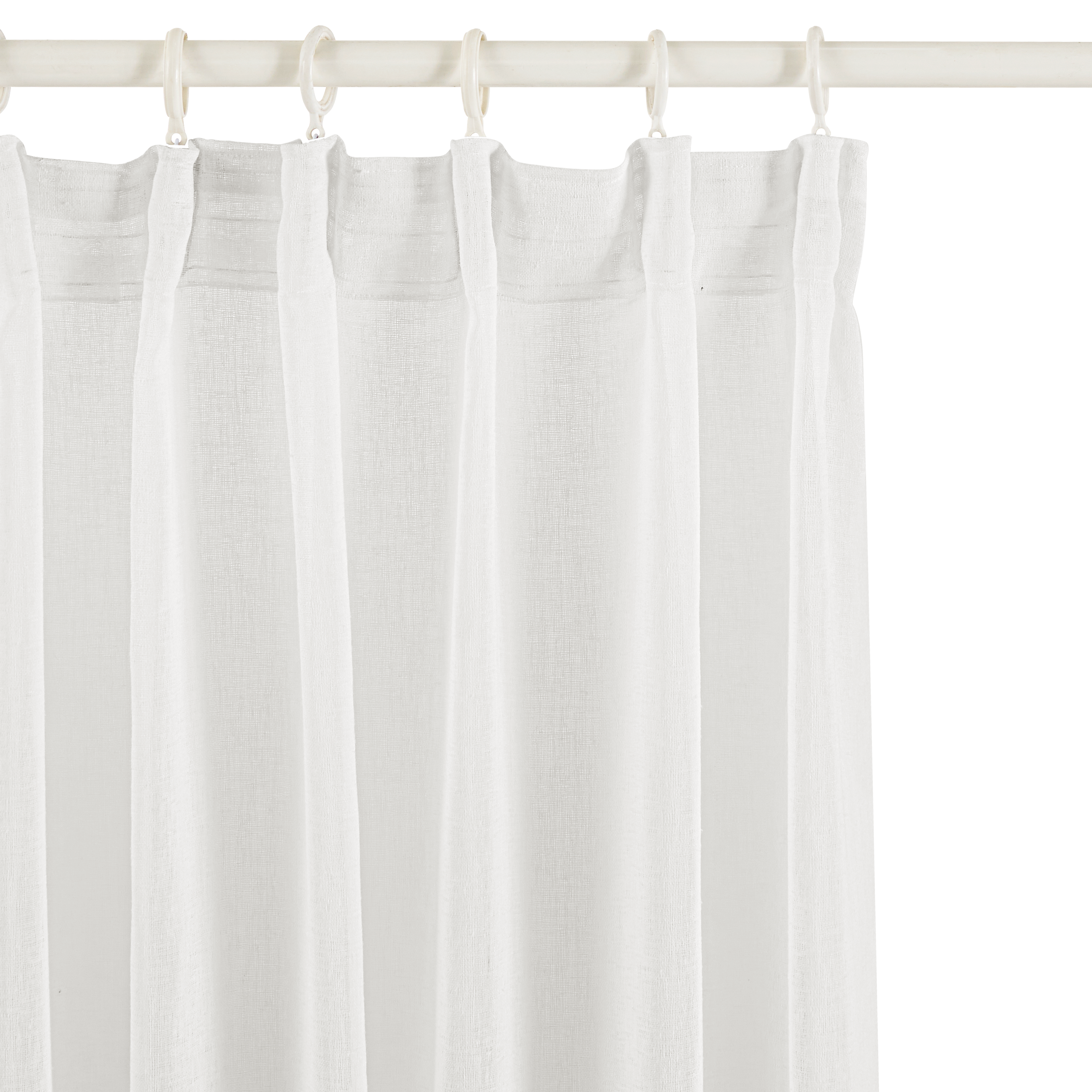 Firana na taśmie Zadig biała 140 x 280 cm Inspire - 7