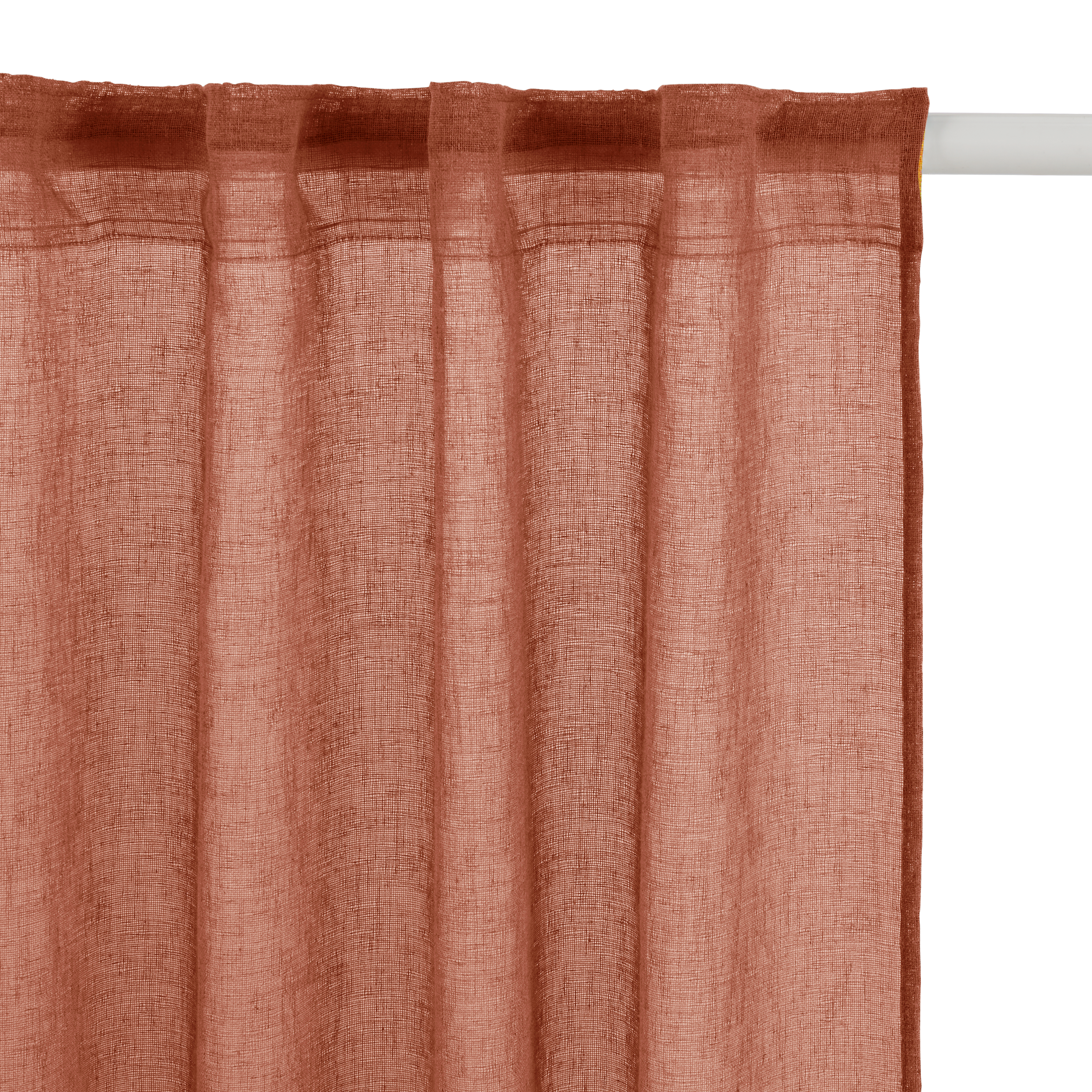 Cortinado fita e/ou presilha Zadig 200x280cm cotta Inspire - 5