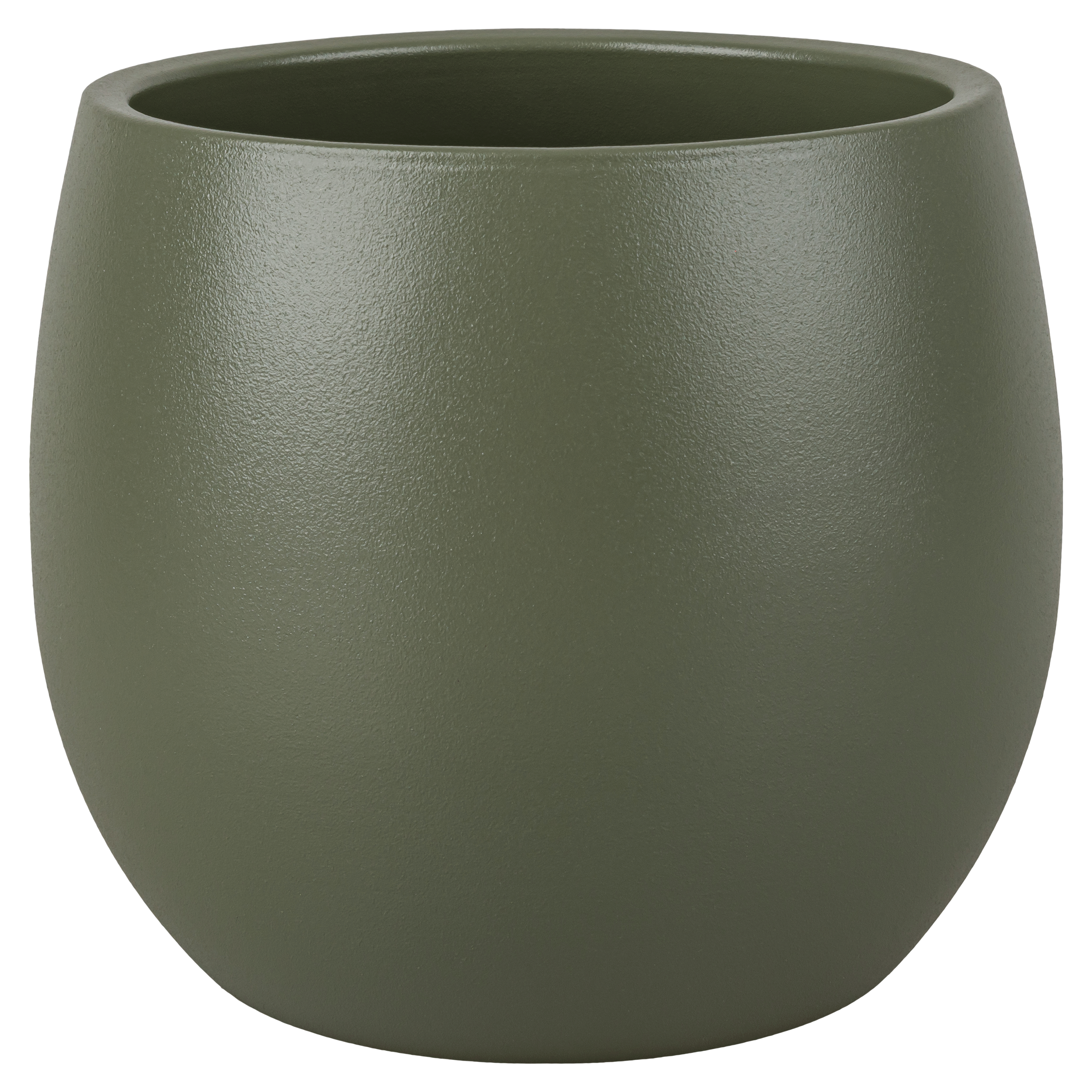 Osłonka doniczki ceramiczna Milo 11.5 cm zielona Ceramik