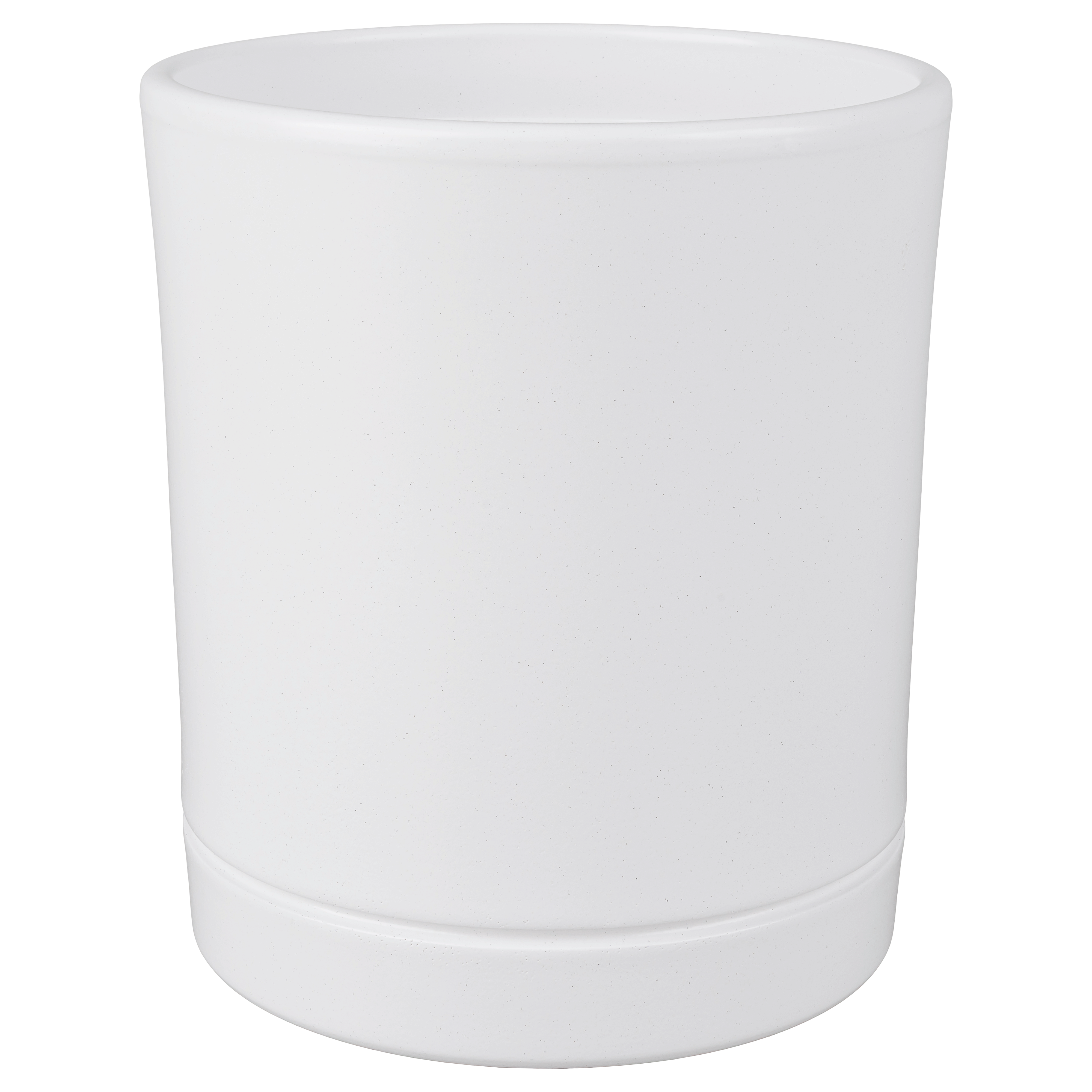 Osłonka doniczki ceramiczna Arcano 13.5 cm biała Ceramik