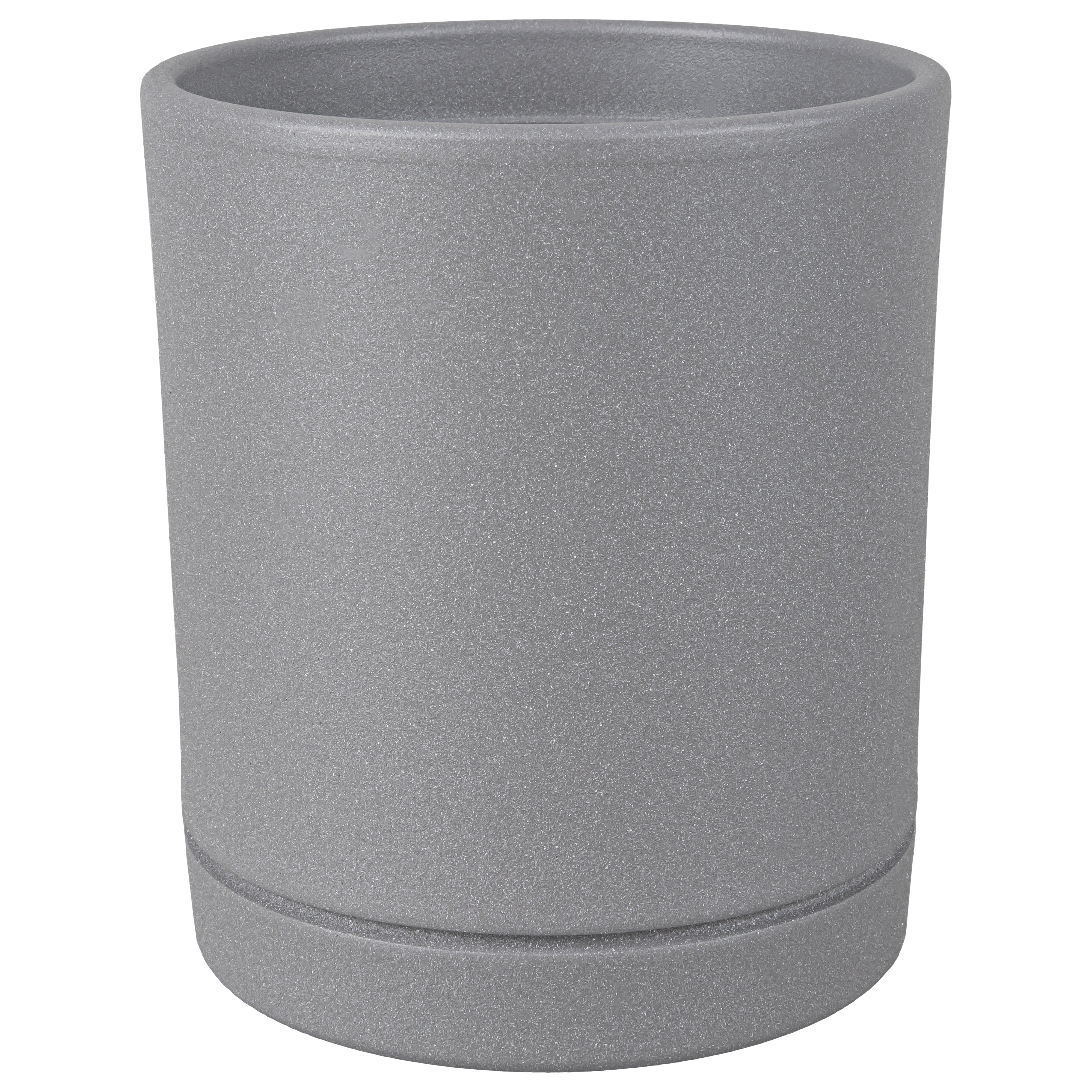 Osłonka doniczki ceramiczna Arcano 13.5 cm szara Ceramik