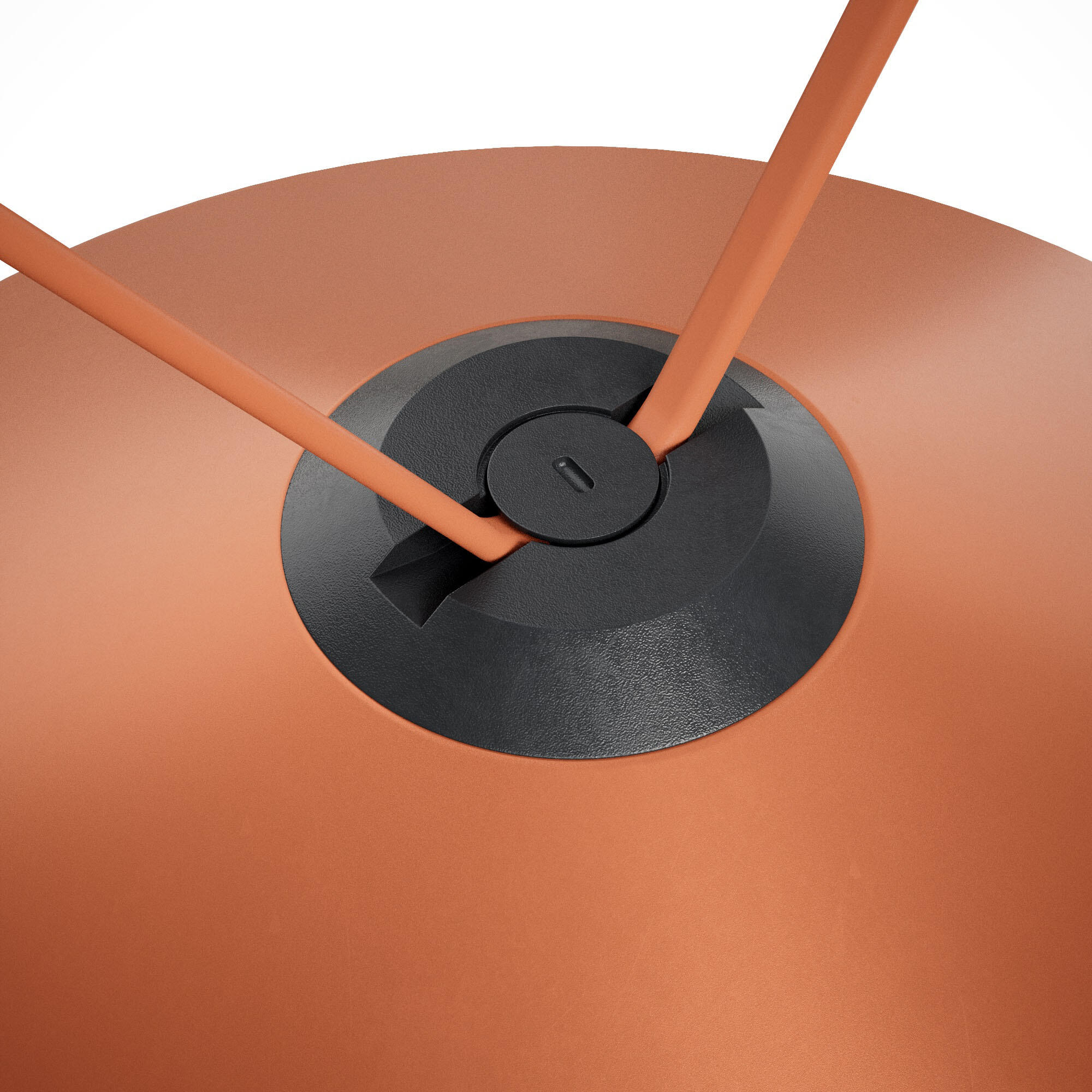 Lámpara de techo colgante de aluminio exterior cobre y negro 1 luz LED Magic Strap 32 cm altura regulable - 9