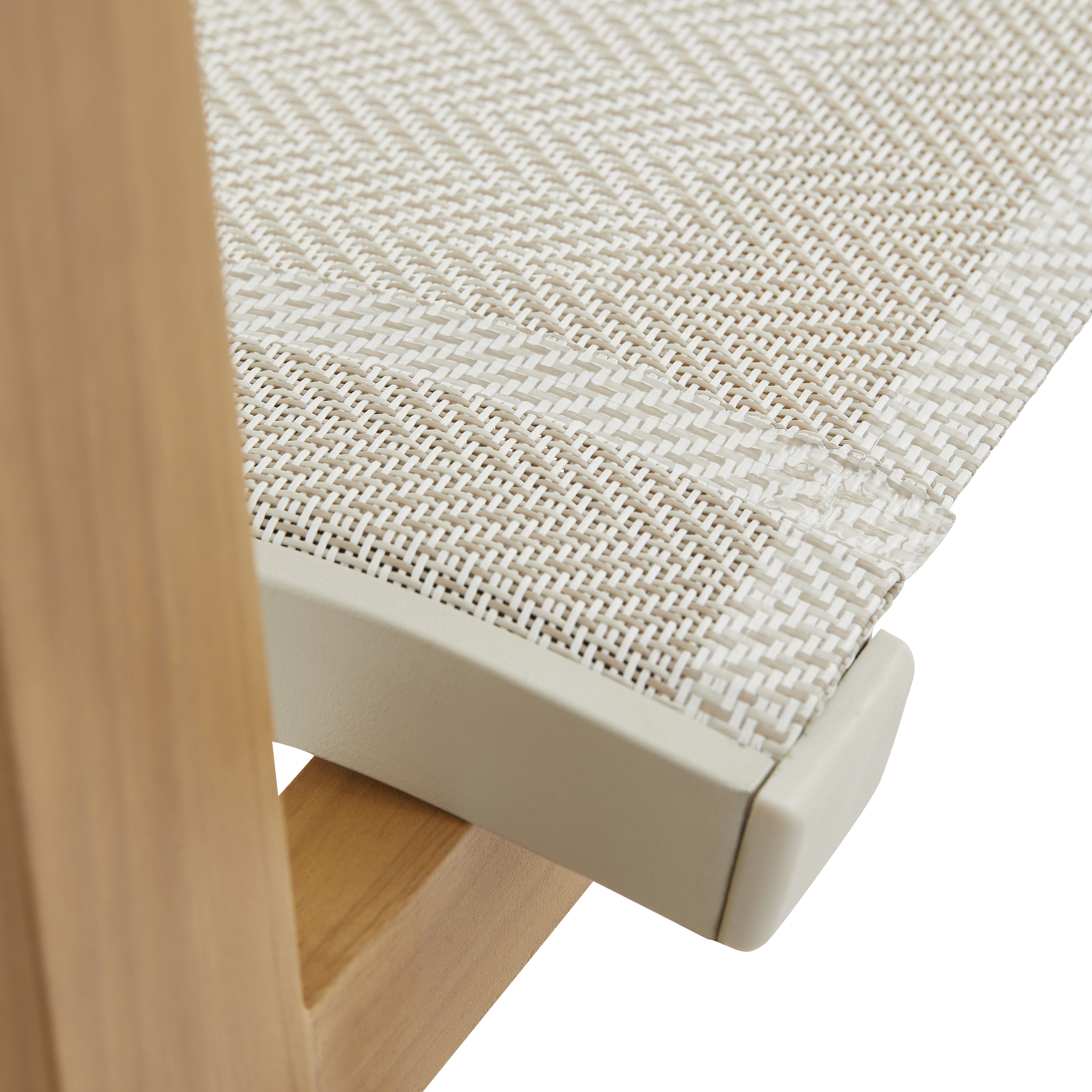 Fauteuil de jardin NATERIAL Odyssea gamma en aluminium effet bois beige - 8