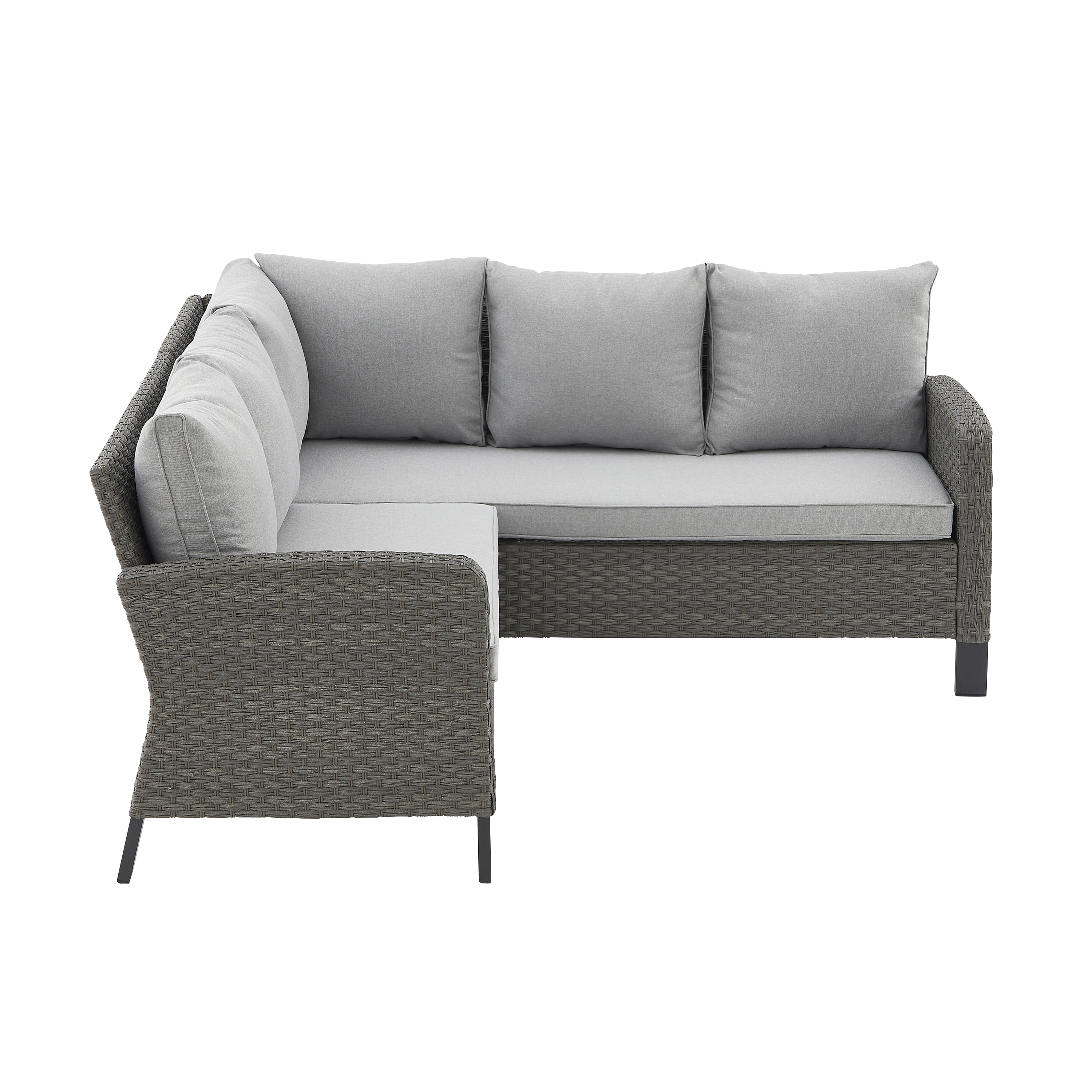 Sofa ogrodowa narożna Drios szara 5 osób Naterial - 9