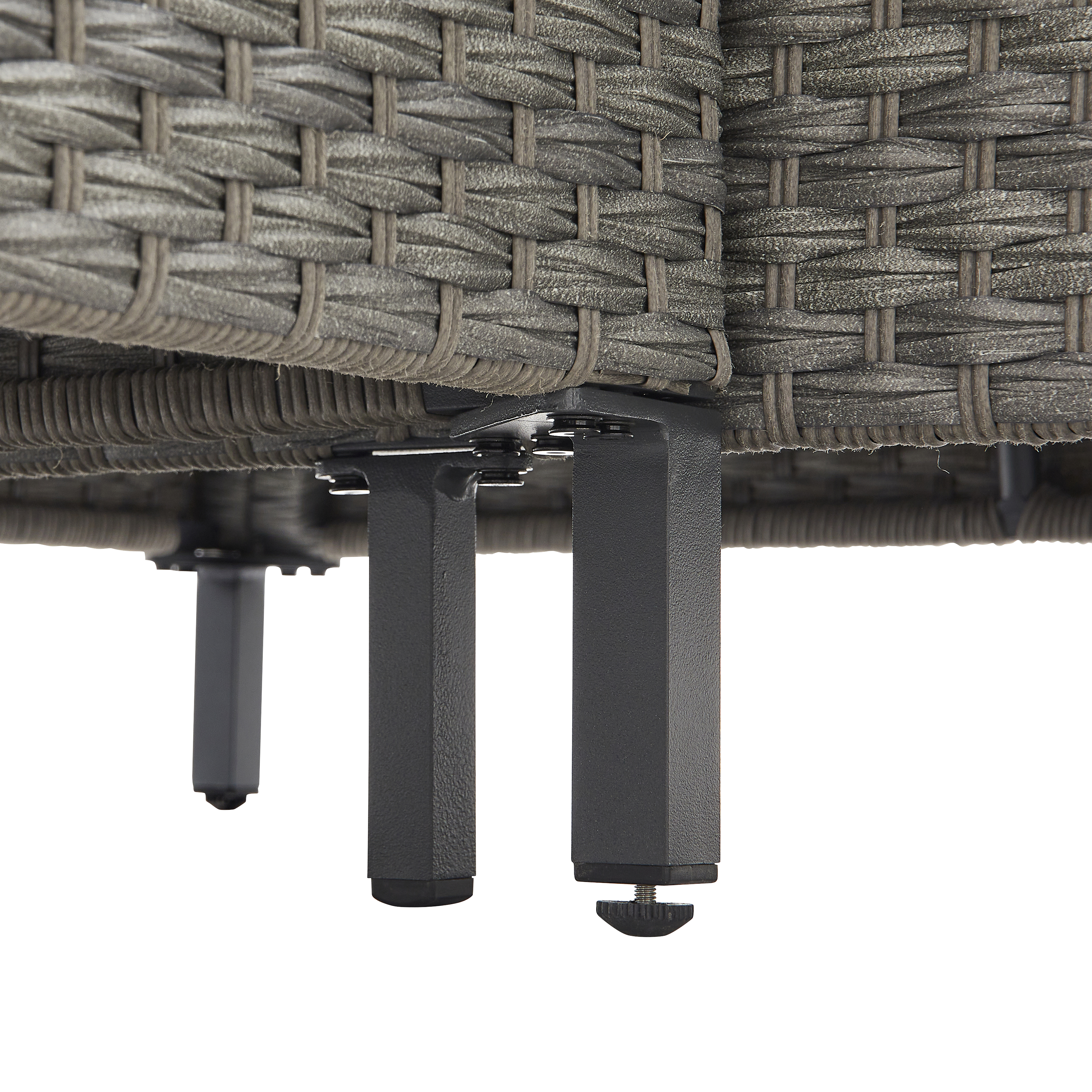 Sofa ogrodowa narożna Drios szara 5 osób Naterial - 20