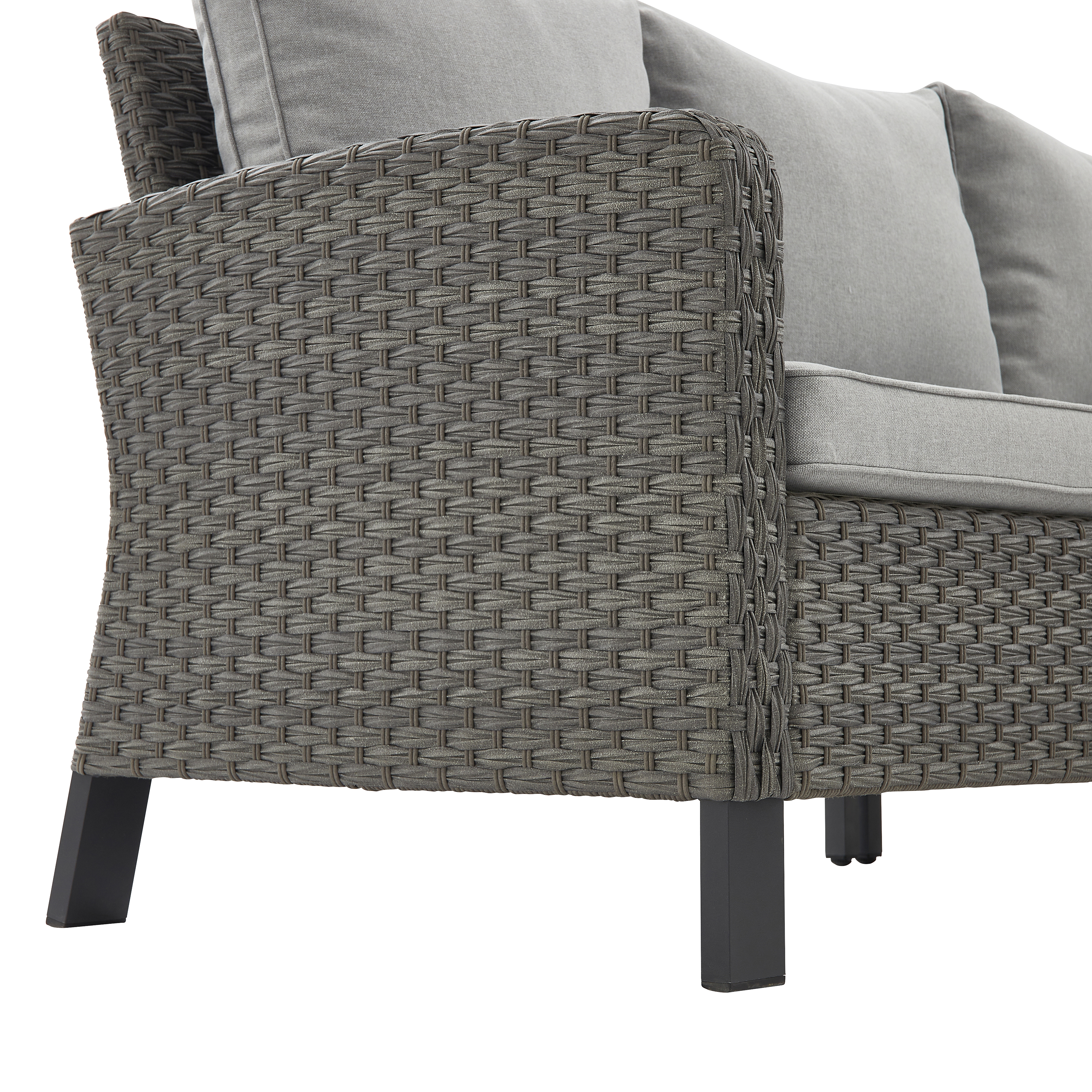 Sofa ogrodowa narożna Drios szara 5 osób Naterial - 19