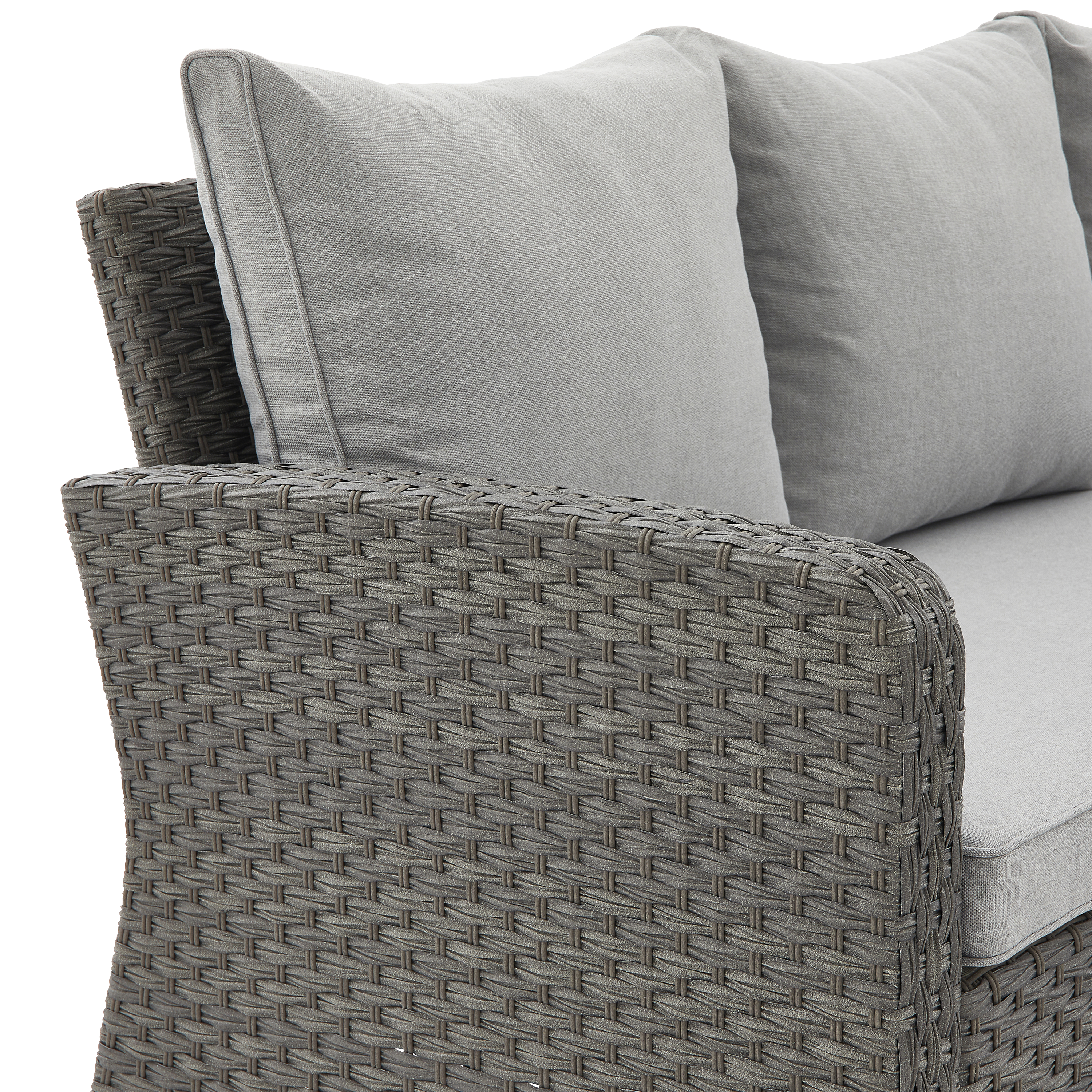 Sofa ogrodowa narożna Drios szara 5 osób Naterial - 18