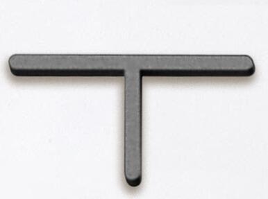 CRUCETAS JUNTAS CERÁMICA EN T 2MM. BOLSA 300 PIEZAS