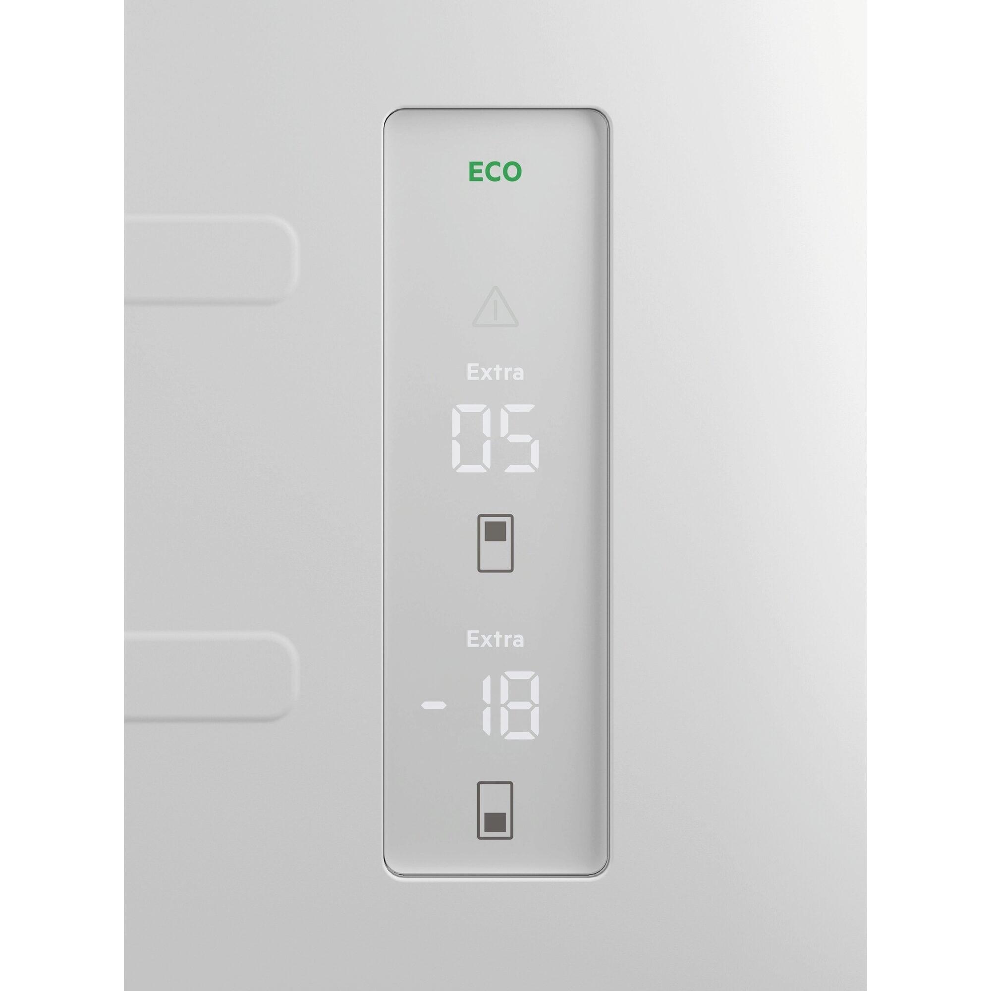Frigorífico combinado com congelador abaixo de instalação livre No Frost 324L cinza 60x66.4x202 cm AEG ORC6N361DS - 3