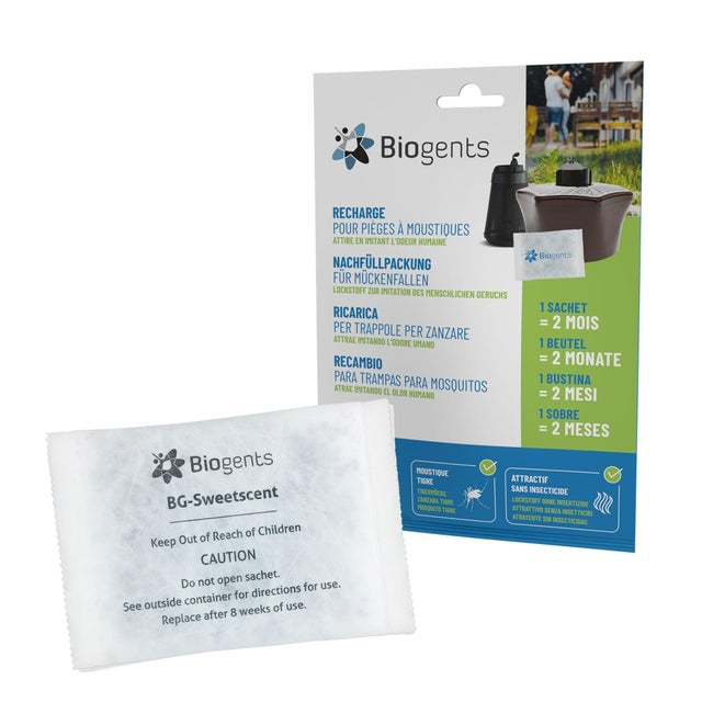 Recharges BG-Sweetscent 2 mois pour pièges à moustiques Biogents