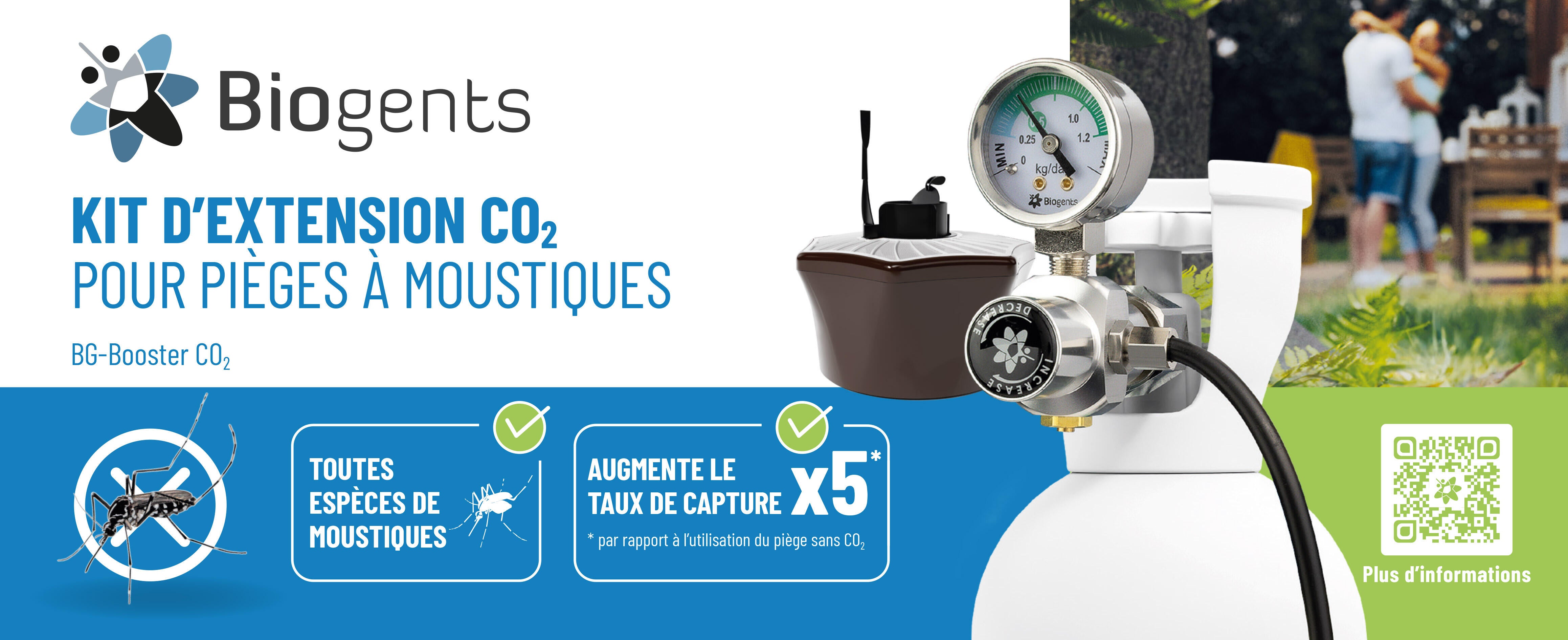 Kit CO2 Biogents Mosquitaire Piege a moustique exterieur - 6
