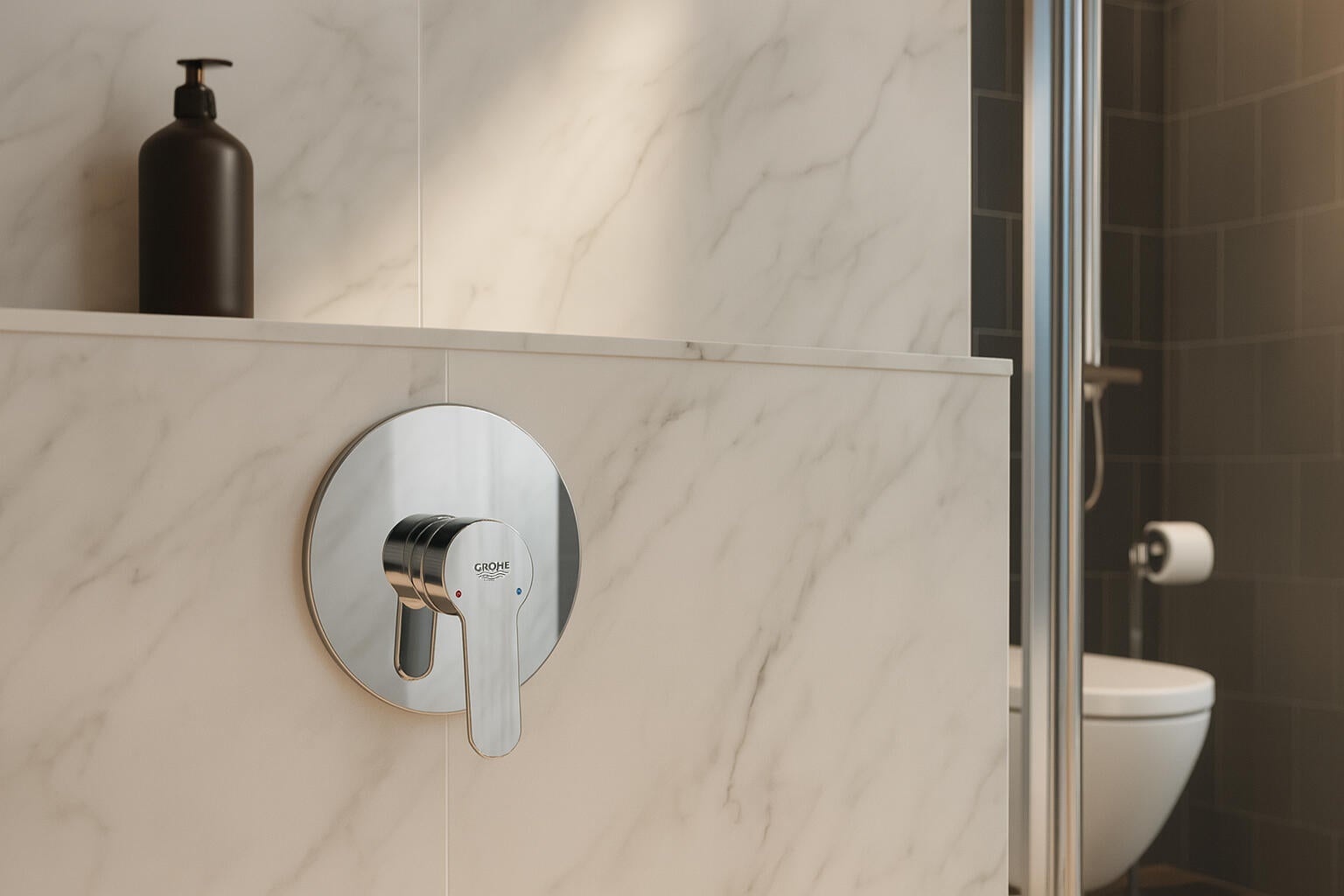Rubinetto per doccia getto aerato monocomando Start Clova cromo lucido GROHE - 2