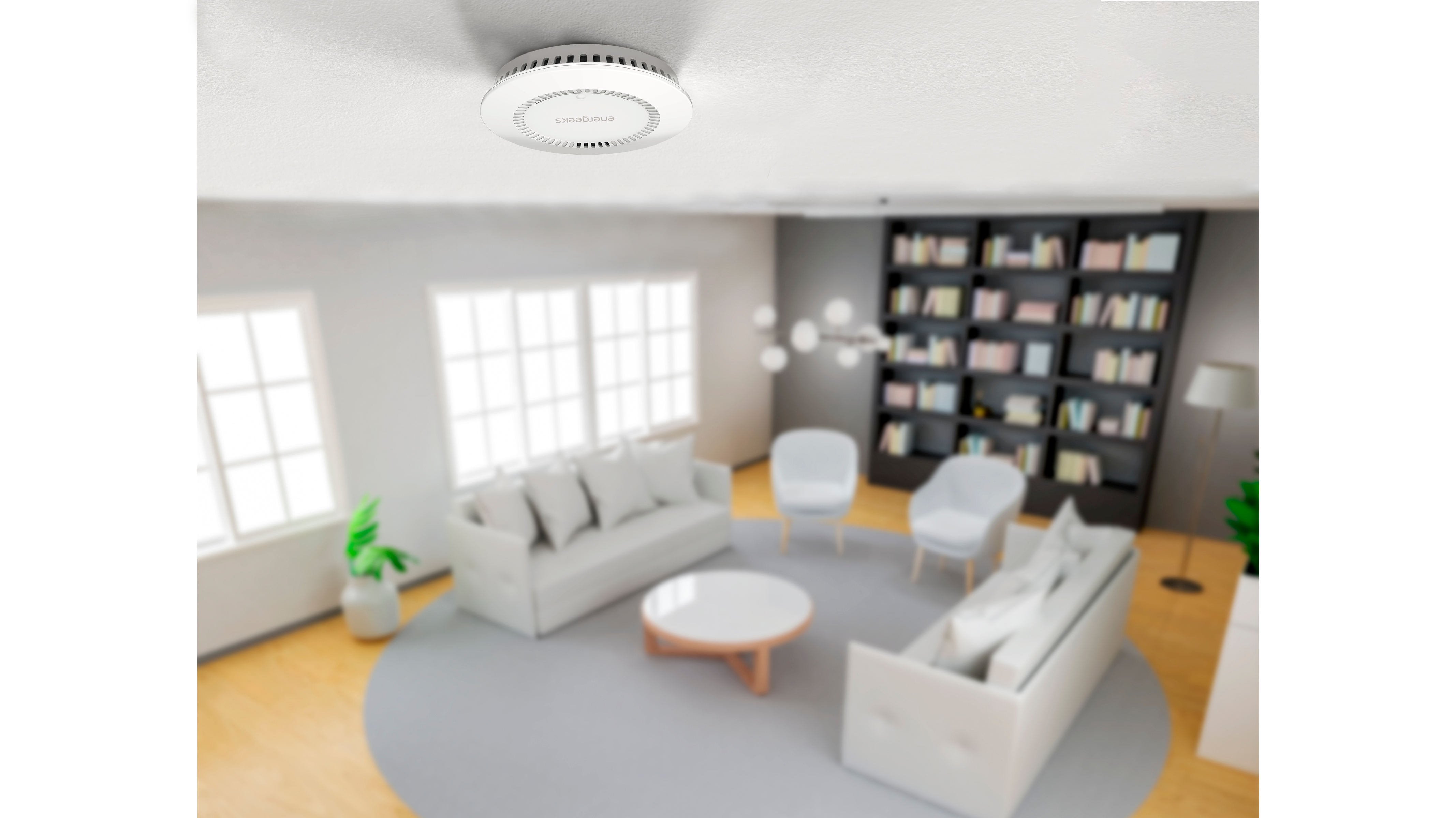 Sensor de fumo com sirene incorporada Wifi - 4