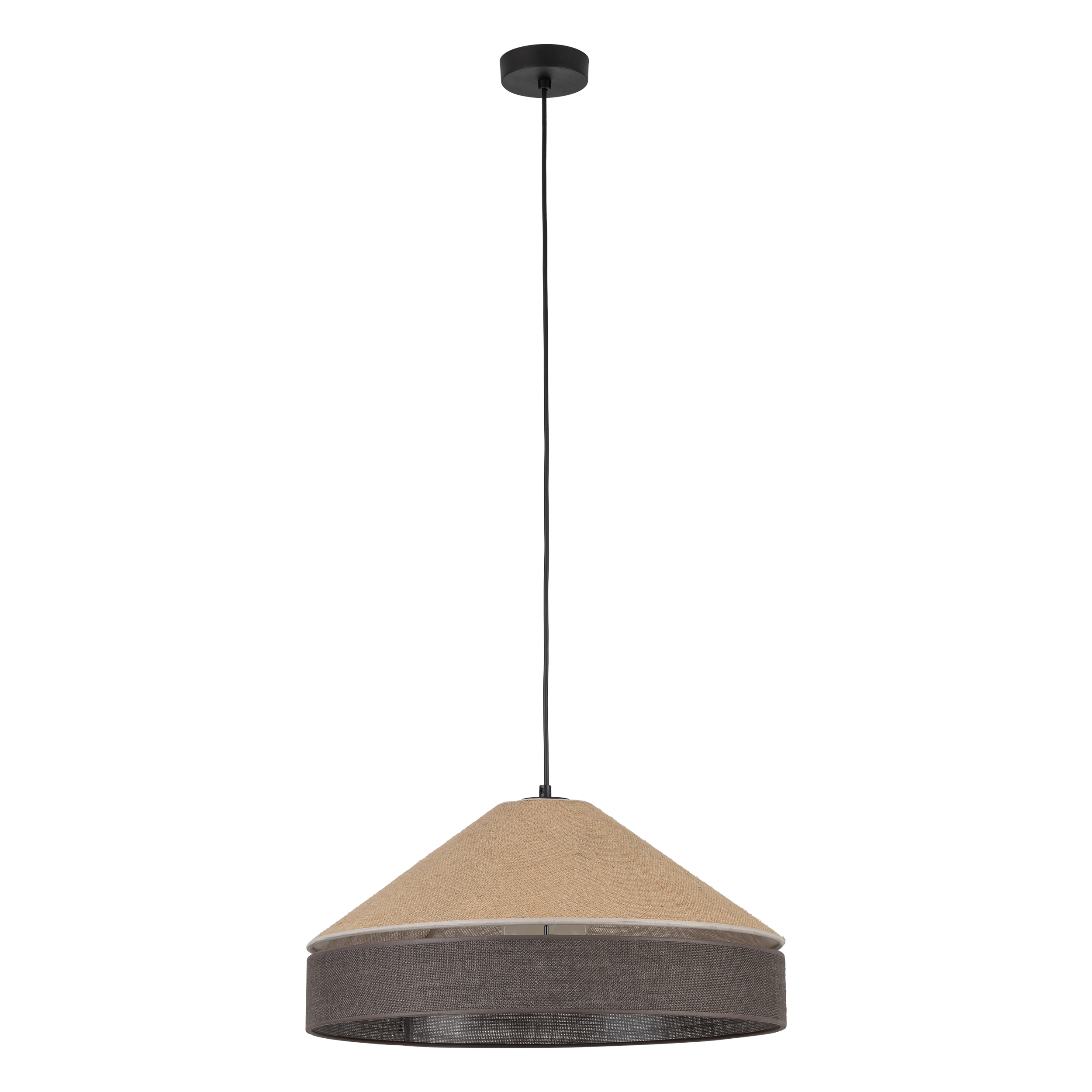 Lampa wisząca Eliss 1xE27 50 cm brązowa TK LIGHTING - 5