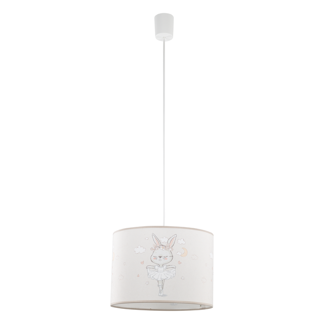 Lampa wisząca dziecięca Baletnica 1xE27 15W 30 cm beżowa  TK LIGHTING