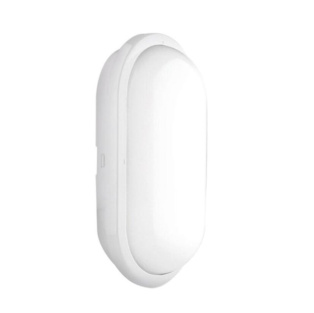 Plafoniera LED Oval LED nero IP65 cct da bianco caldo a bianco freddo con regolazione di temperatura ON