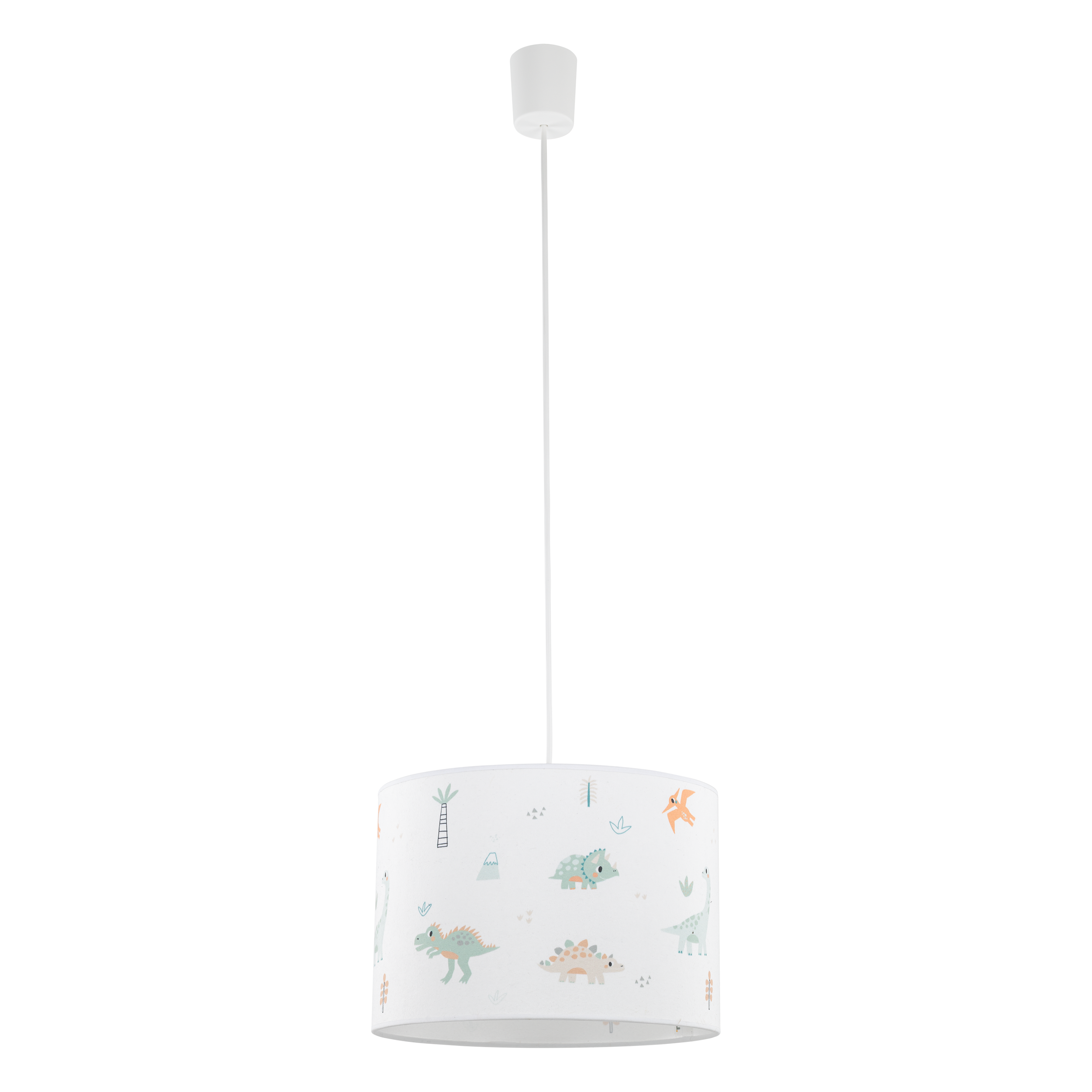 Lampa wisząca dla dzieci Dinozaur 1xE27 15W 30 cm TK LIGHTING