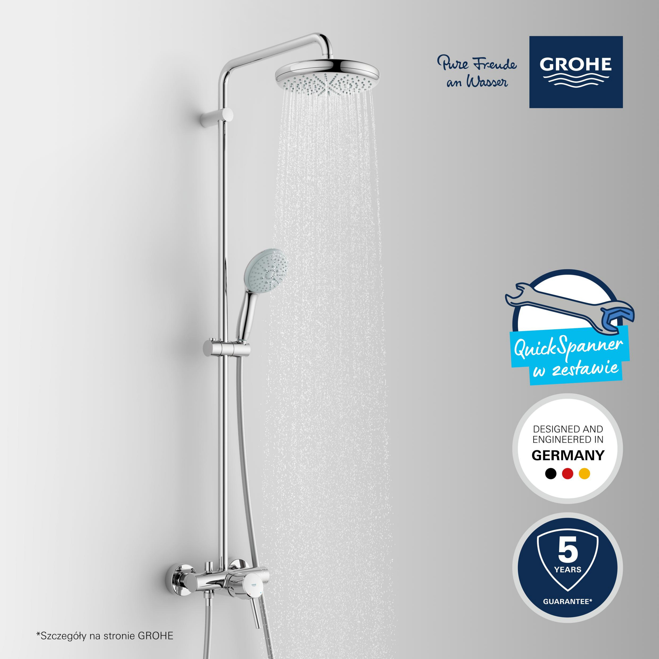 Kolumna prysznicowa Start Clova chromowana Grohe - 12