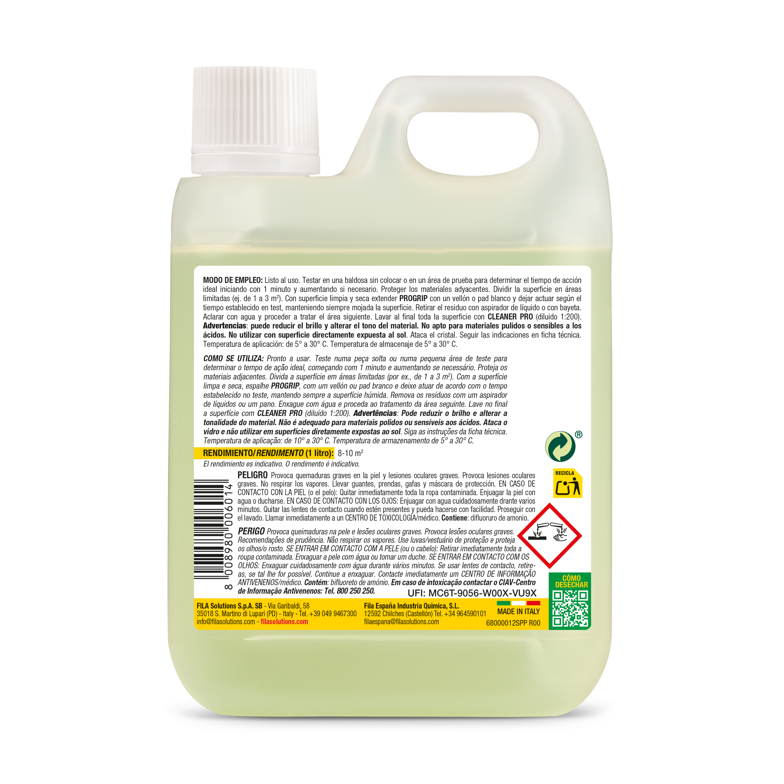 TRATAMIENTO PROFESIONAL ANTIDESLIZANTE FILA 1L - 2