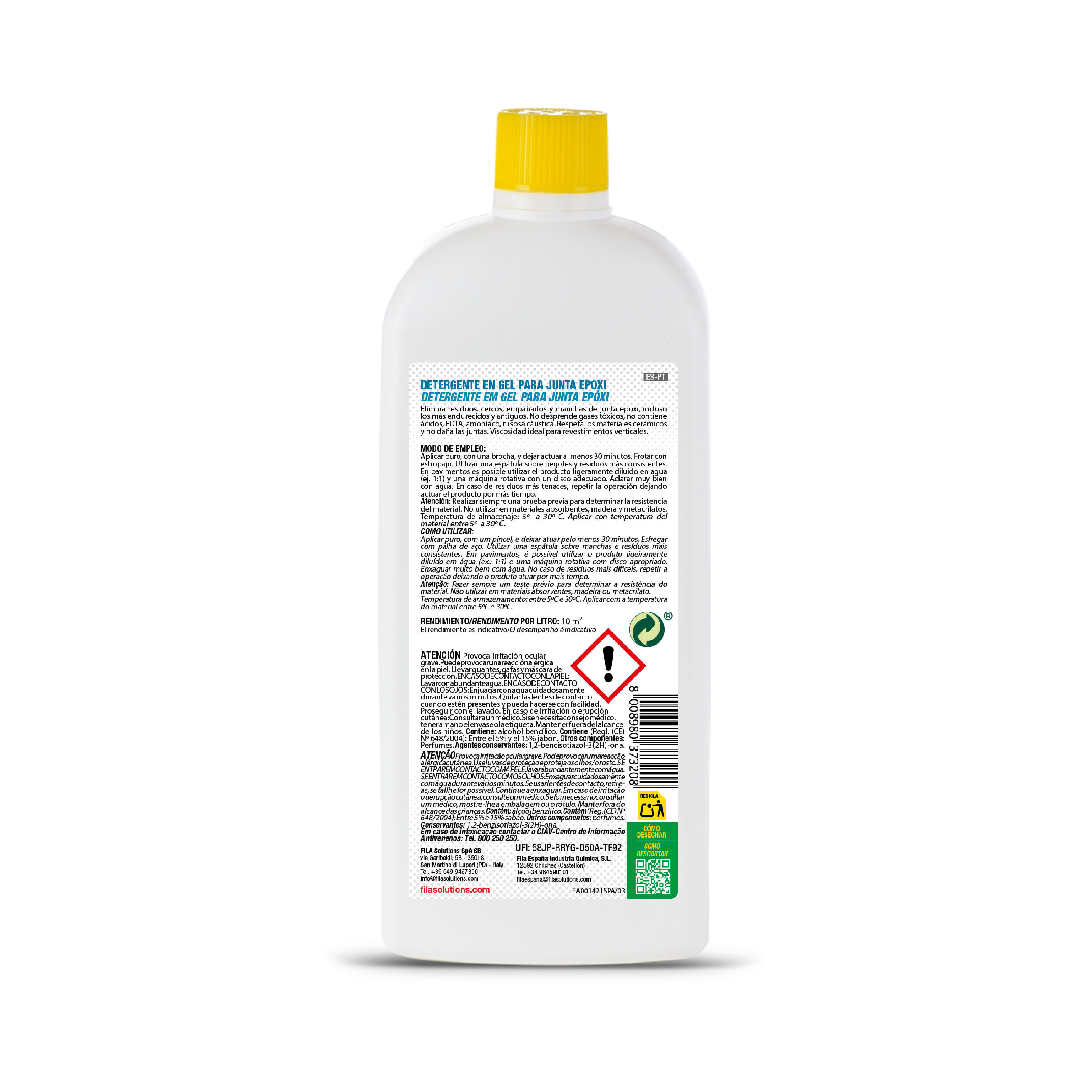DETERGENTE GEL  PARA JUNTA EPOXI FILA 1L - 2