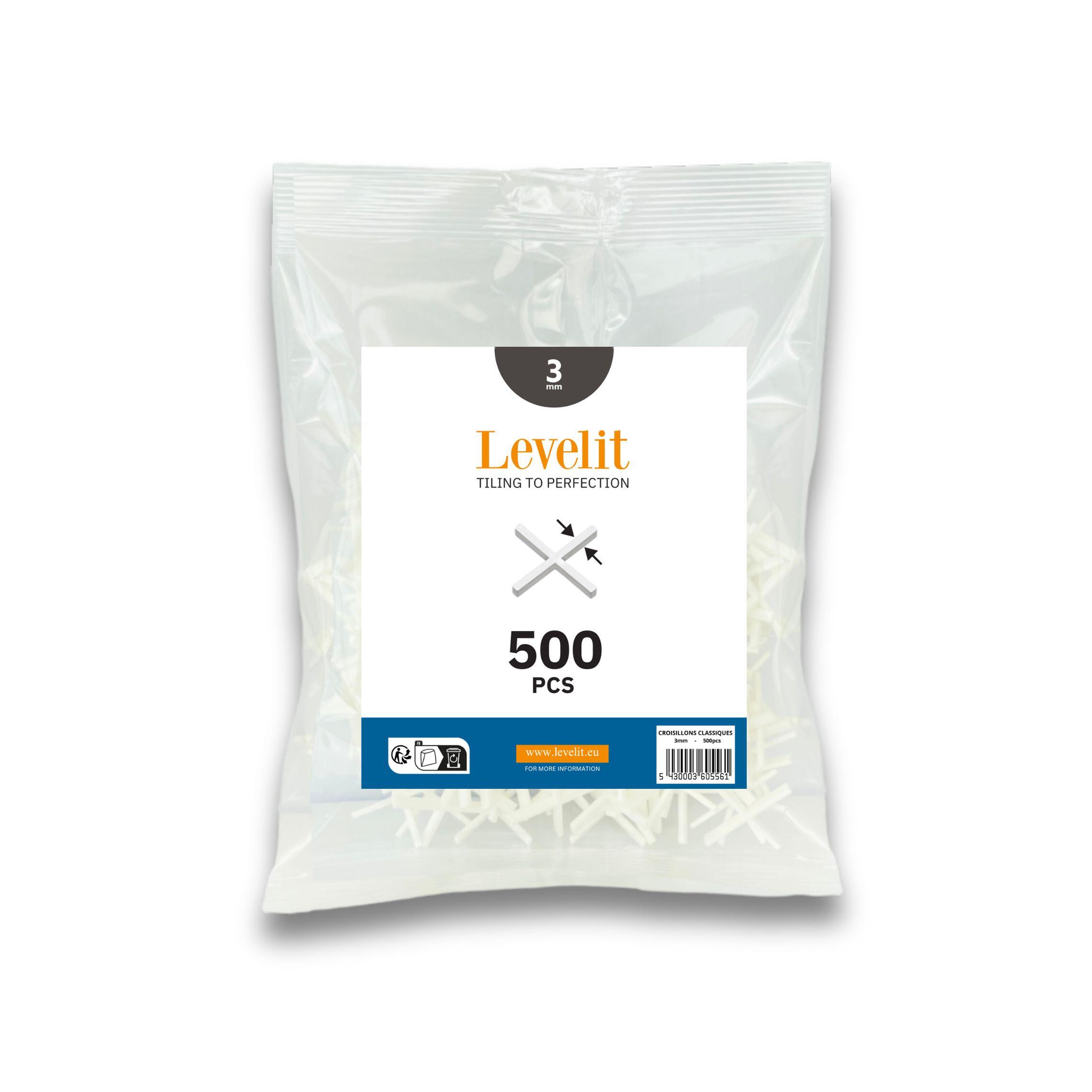 500 CROISILLONS A SCELLER 3 MM - LEVELIT - 3