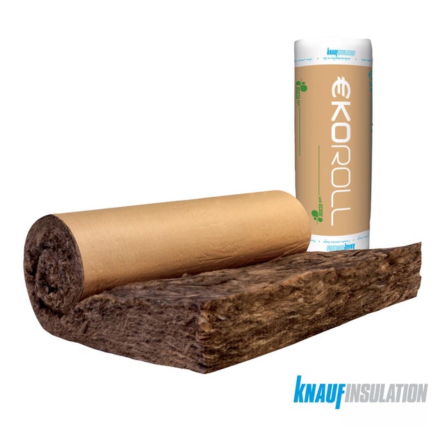 Rouleau de laine de verre Ekoroll comble 040 kraft, Ep.200mm, 5.4x1.2m KNAUF