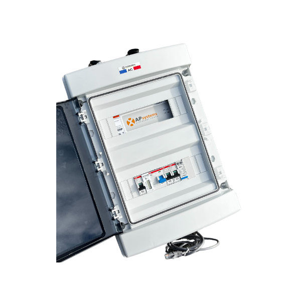 Coffret de protection AC mono 3kW support ECU-C intégré APS - TECHNIDEAL
