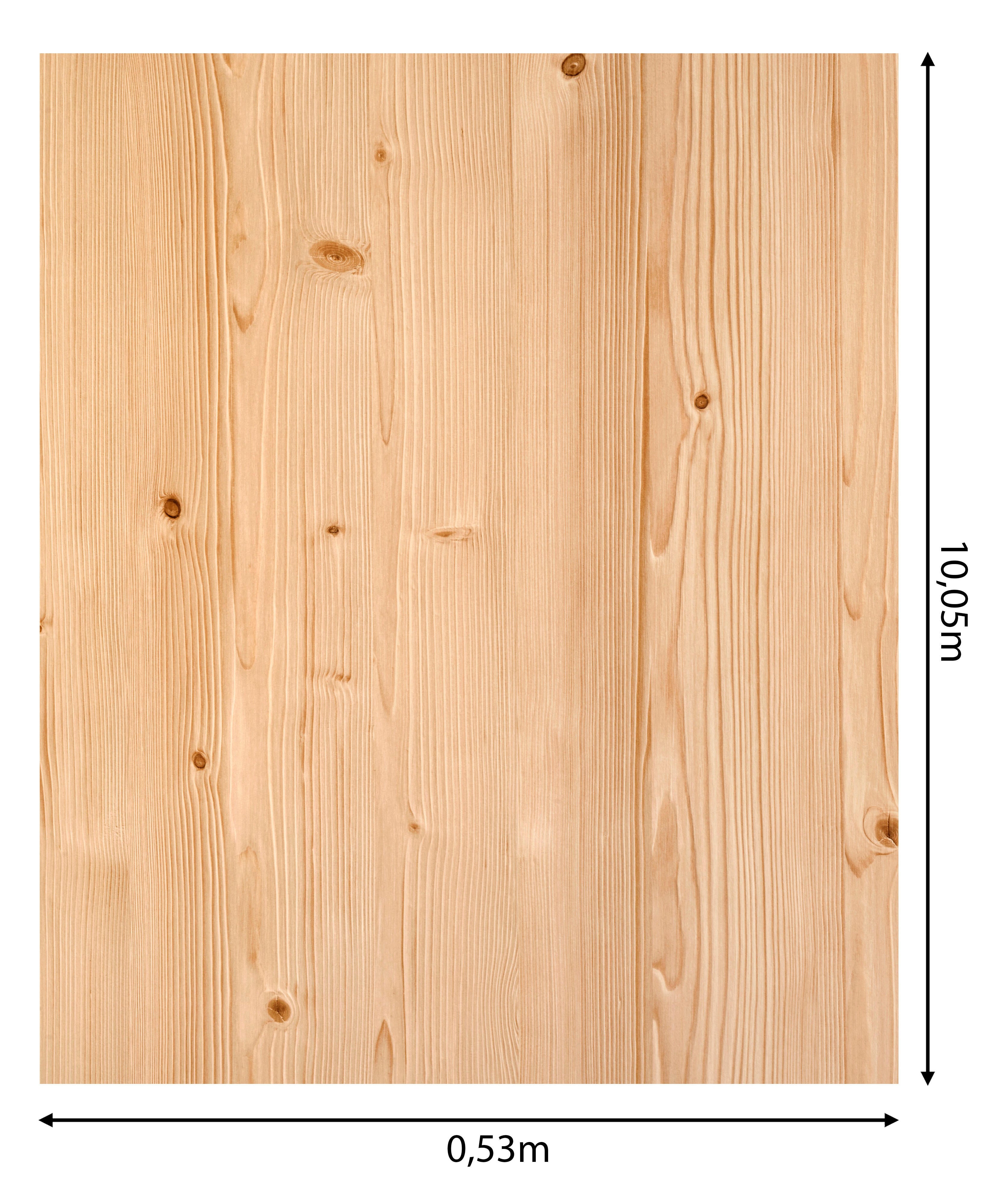 Revestimiento adhesivo mural pino jura, con tonos amarillentos o miel y vetas finas. madera pino de 0.9 x 2.1m