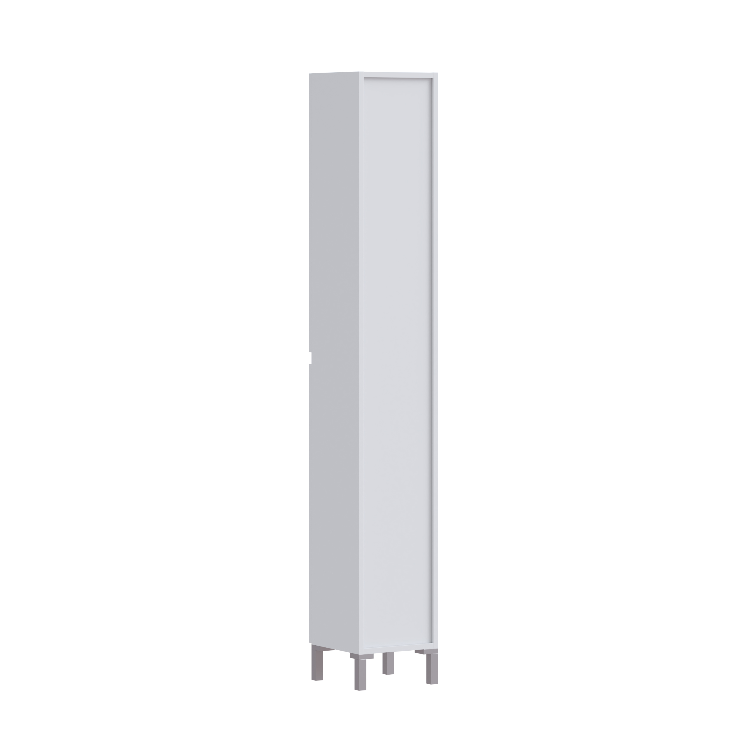 Colonna per mobile bagno Essential SENSEA 2 ante P 28.6 x L 27.3 x H 180 cm bianco truciolare - 2