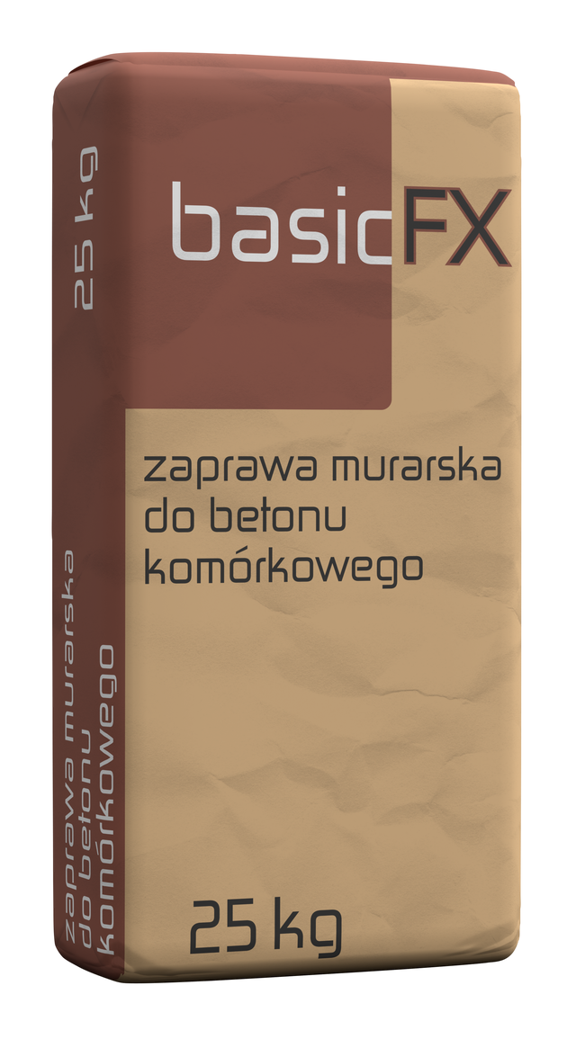 Zaprawa murarska do betonu komórkowego 25 kg BASIC FX