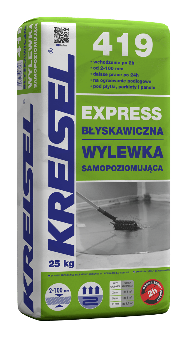 Wylewka samopoziomująca Express 419 25 kg Kreisel