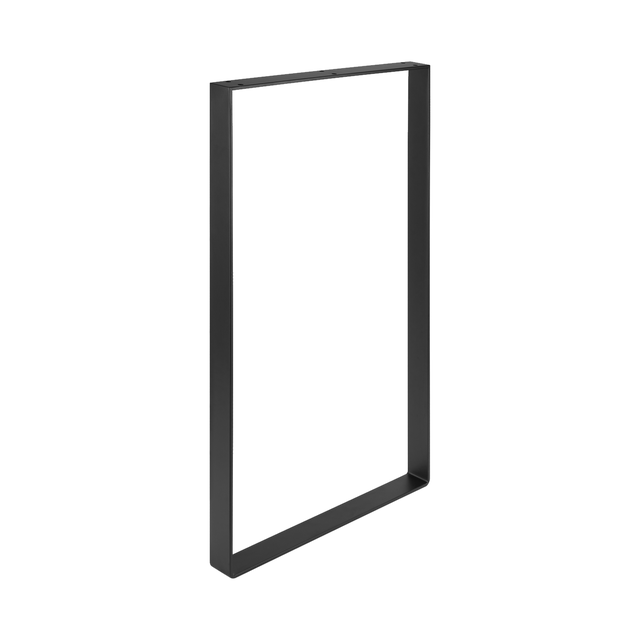 Pata para mesa forma rectangular en negro 71x38cm