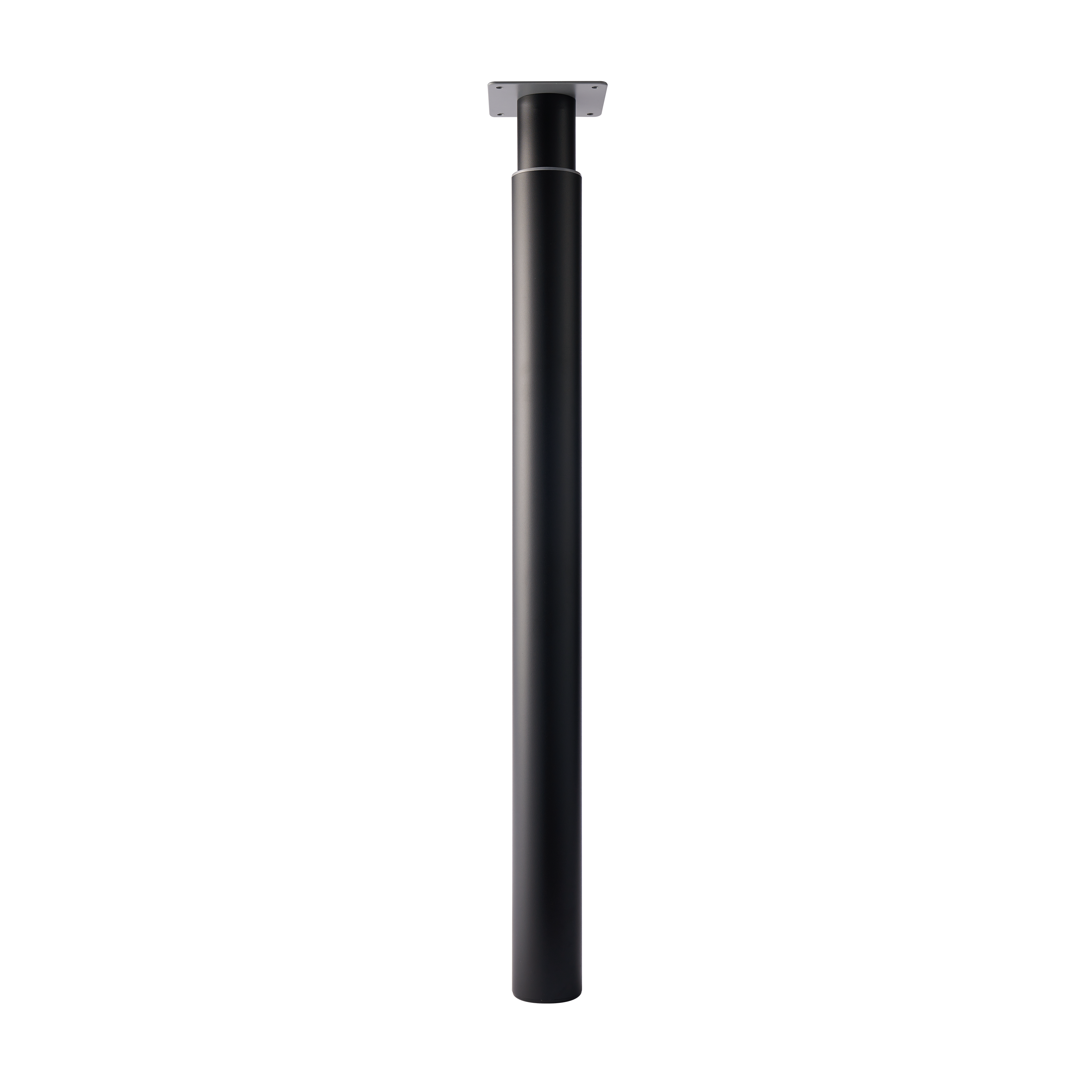 Perna para mesa redonda regulável 70-110 cm ⌀6 cm aço preto - 4