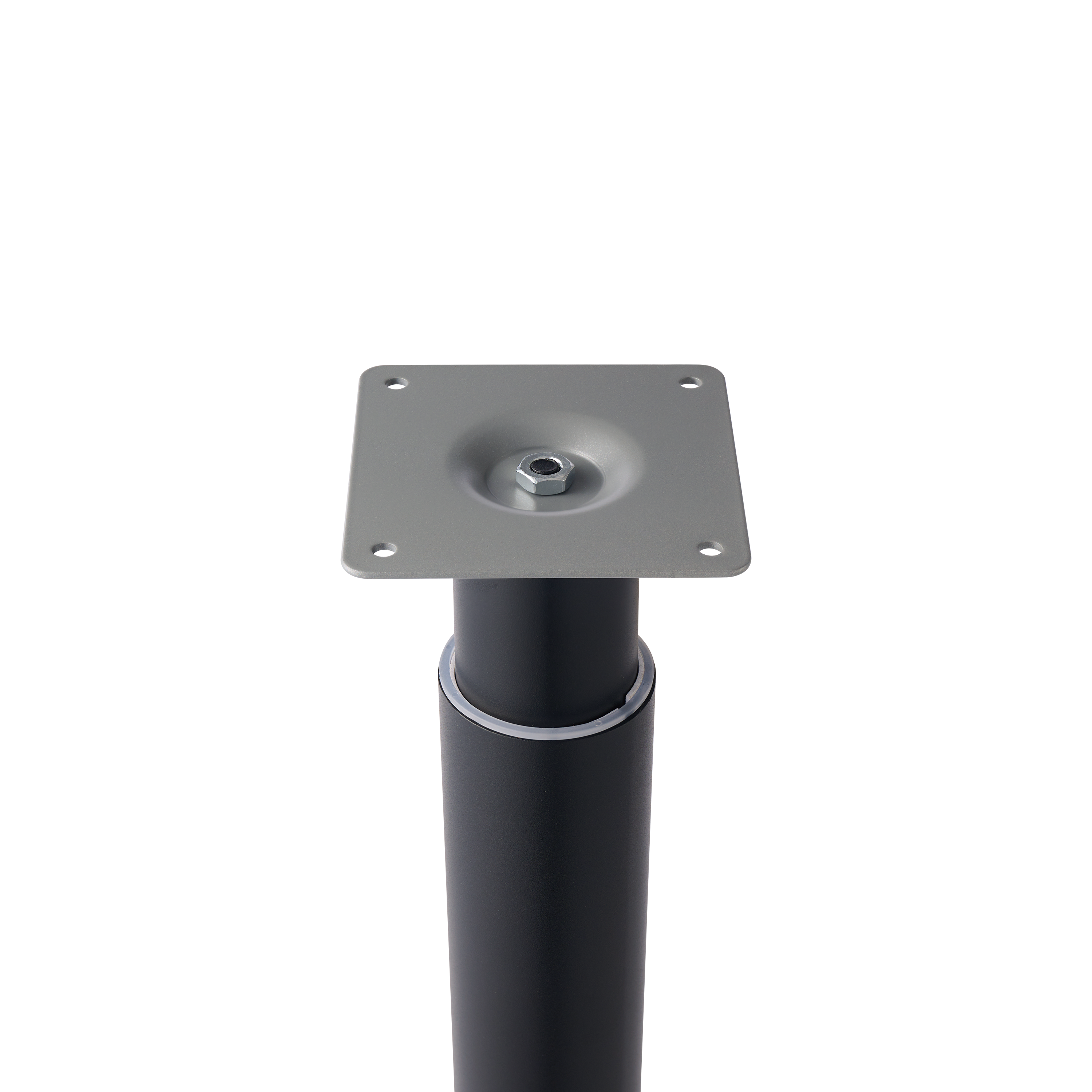 Perna para mesa redonda regulável 70-110 cm ⌀6 cm aço preto - 3