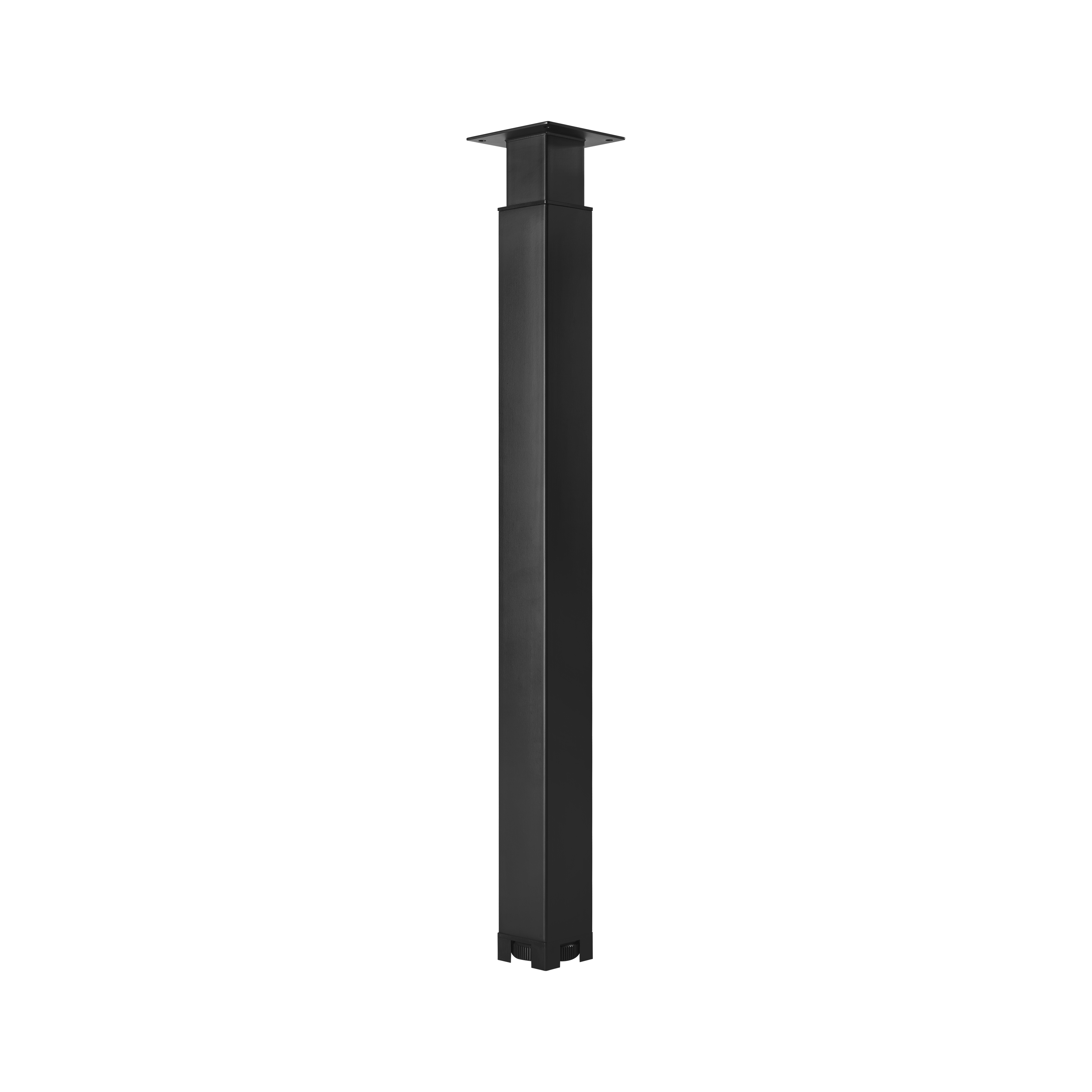 Noga meblowa teleskopowa kwadratowa regulowana 75-110 cm czarna