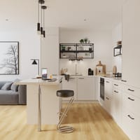 PATA MUEBLE METAL EXTENSIBLE REDONDA  700-1100MM CROMO. 1UD - 3