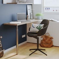 PATA MUEBLE METAL REDONDA EXTENSIBLE 700-1100MM NIQUEL SATINADA. 1UD - 3