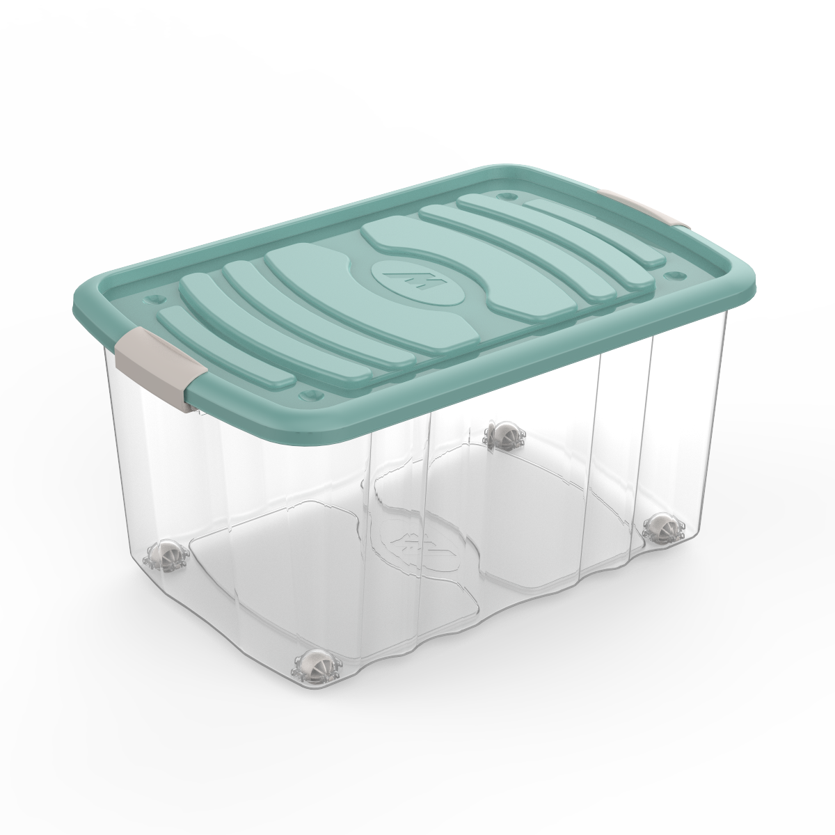 Contenitore Rollbox L 59 x H 30 x P 39 cm trasparente - 9